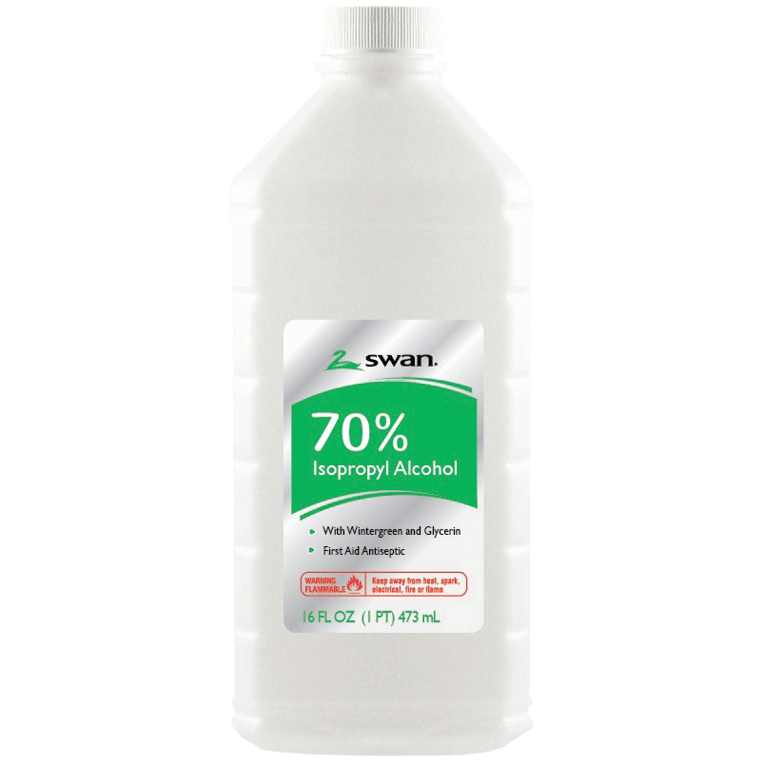 1000032409 - Cumberland Swan/Vi-Jon, Inc. - Wintergreen Isopropyl Rubbing Alcohol, 70% IPA, 16 oz, 12/cs (132 cs/plt) (84543) (US Only) (HAZMAT Fees Apply, cannot ship via Air or to AK, GU, HI, MP, PR, VI)    , cs