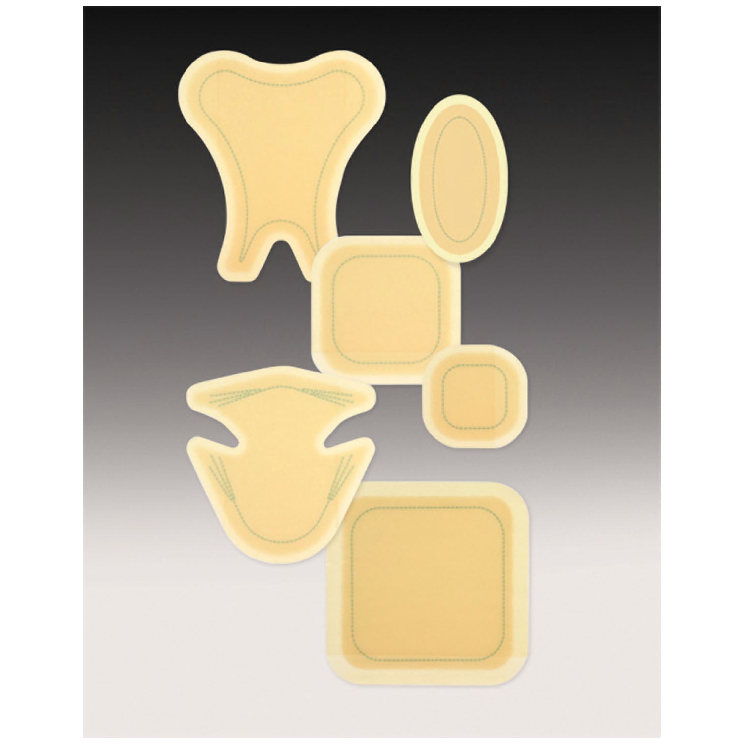 403333 - Convatec - Apósito hidrocoloide, beige, triangular, 8" x 9", 5/caja (solo EE. UU. continental), caja