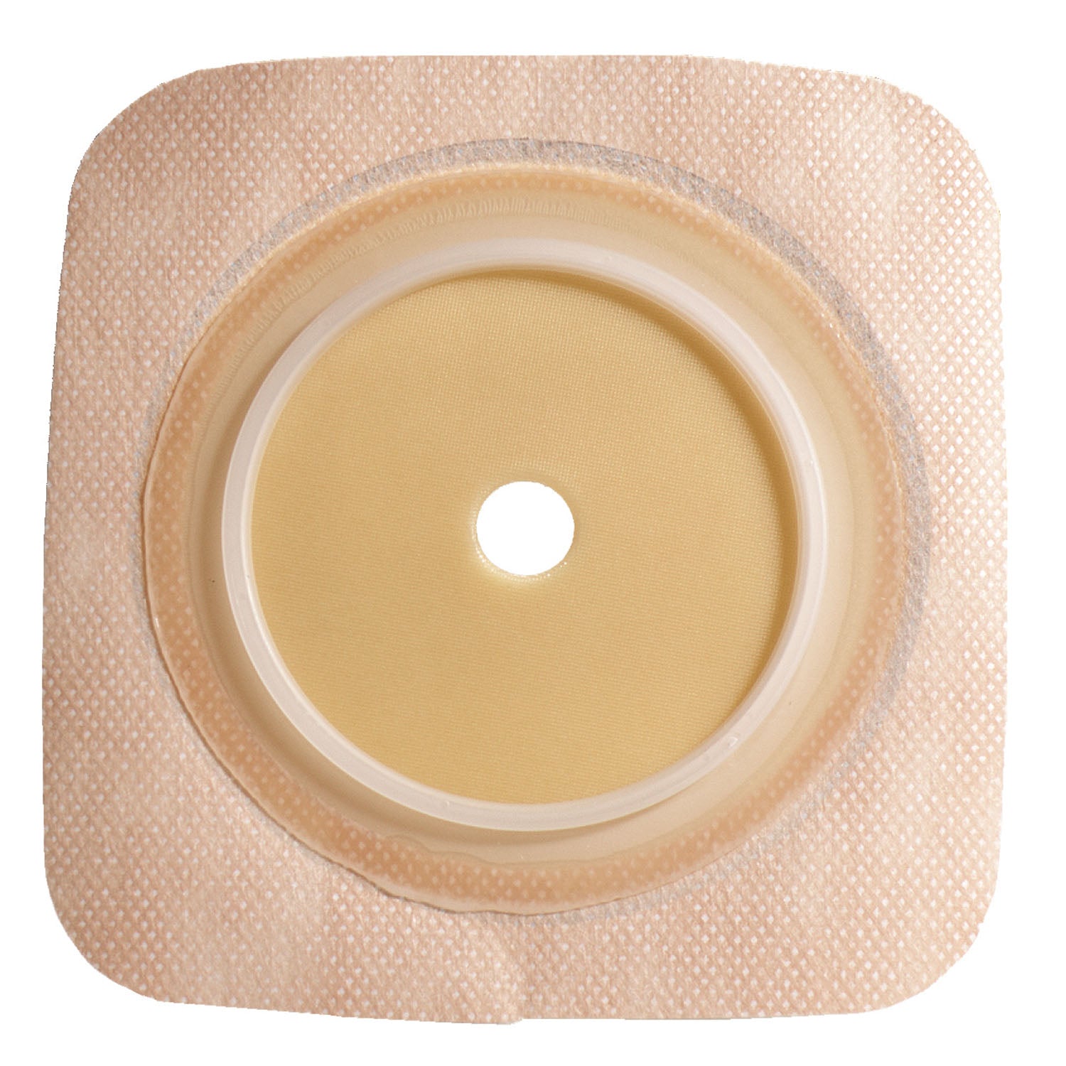 413167 - Convatec - Barrera cutánea, recortable, flexible, con collar de cinta, color canela, brida de 2 1/4", 5" x 5", 10/caja (solo EE. UU. continental), caja