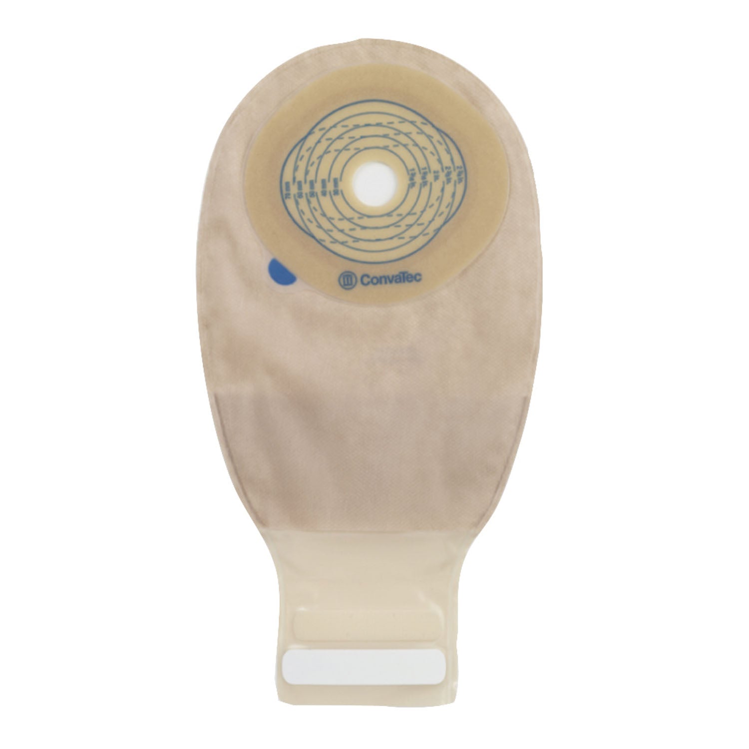 416721 - Convatec - Bolsa drenable, 12", panel de confort unilateral, barrera cutánea estomahesiva modificada recortable, cierre de cola InvisiClose®, transparente, estoma de 13/16" a 2 3/4", 10/caja (solo EE. UU. continental)