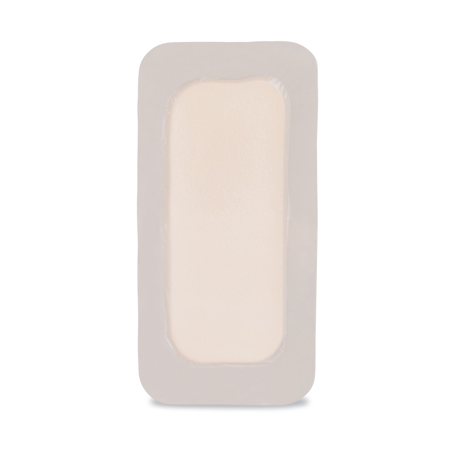 421151 - Convatec - Apósito de espuma adhesivo rectangular de 4" x 8", beige, caja de 10 (solo EE. UU. continental).