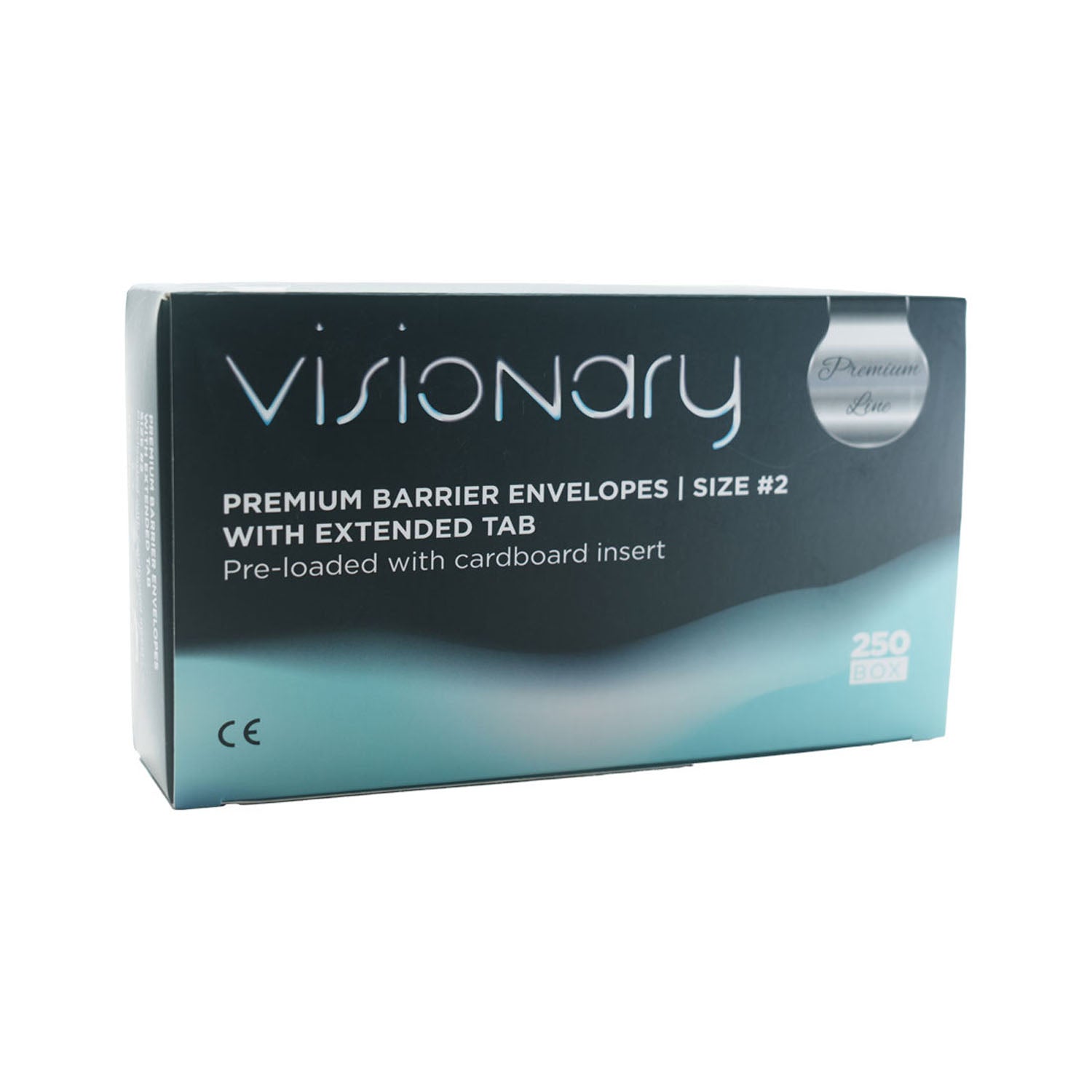 XBAP2S - 3D Dental - Barrier Envelope w/Extended Tab, OPT Style, Size #2, 250/bx    , bx