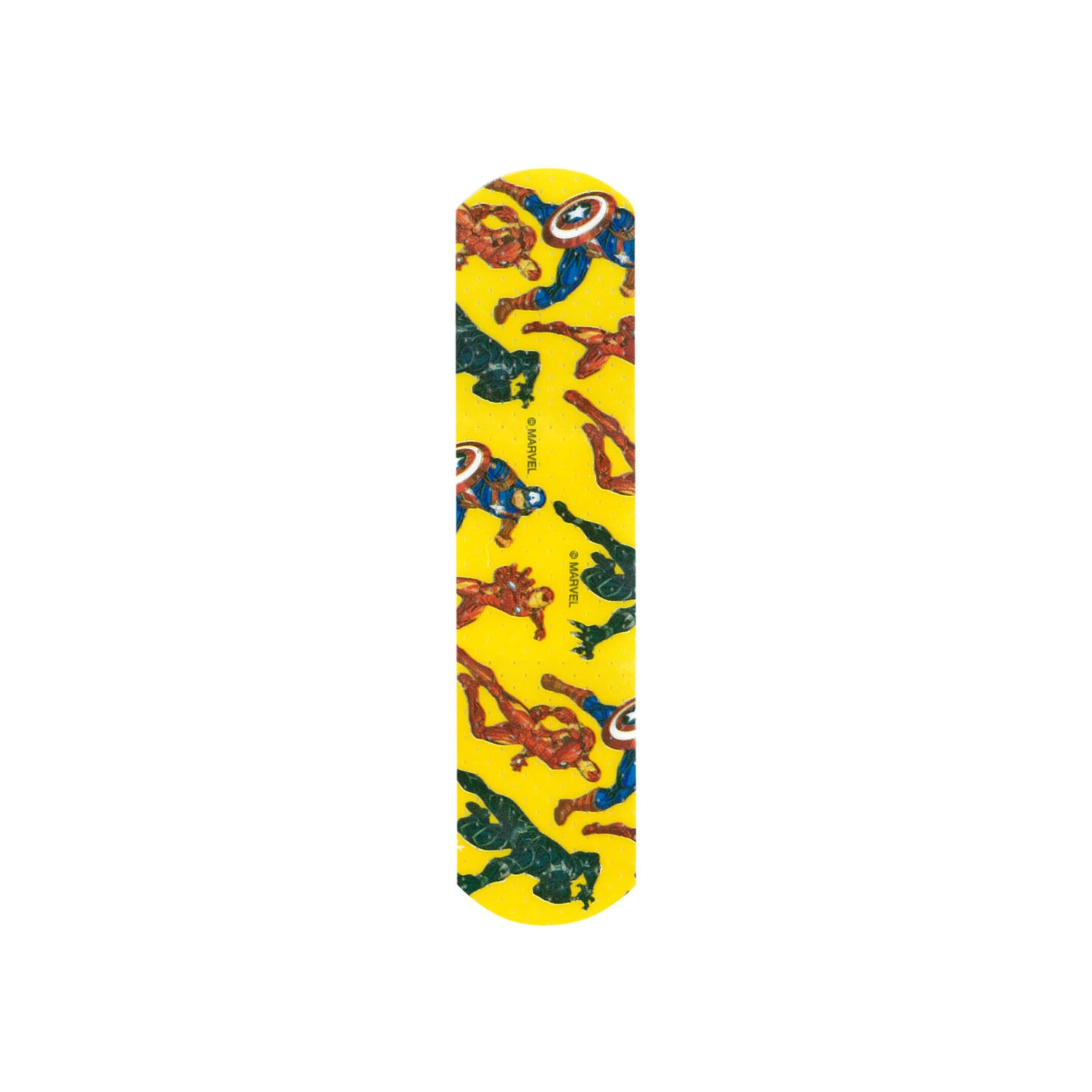 1087837 - Dukal Corporation - Stat Strip® Adhesive Bandage, Avengers™ Black Panther, Captain America, Ironman®, ¾" x 3", 100/bx, 12 bx/cs (Item is not authorized to be sold in any direct-to-consumer platform or retail space which includes, but is not lim