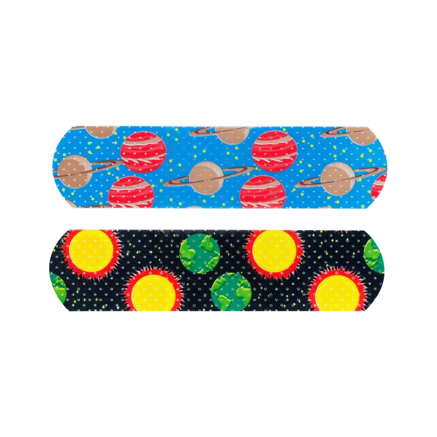15661 - Dukal Corporation - Adhesive Bandage, Planets & Stars, 5/8" x 2¼", Sterile, 100/bx, 12 bx/cs    , cs