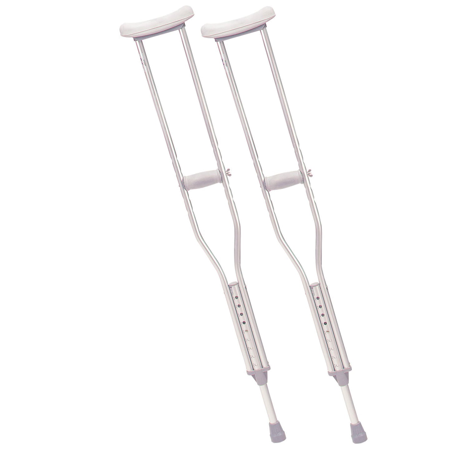 10400-8 - Drive DeVilbiss Healthcare - Crutch, Adult, Aluminum, Height (Highest Setting, Armrest to Floor) 53", Height (Lowest setting Armrest to Floor) 45", Patient Height 5 ft 2"  to 5 ft 10", 8pr/cs (Surcharge May Apply) (To Be DISCONTINUED)    , cs