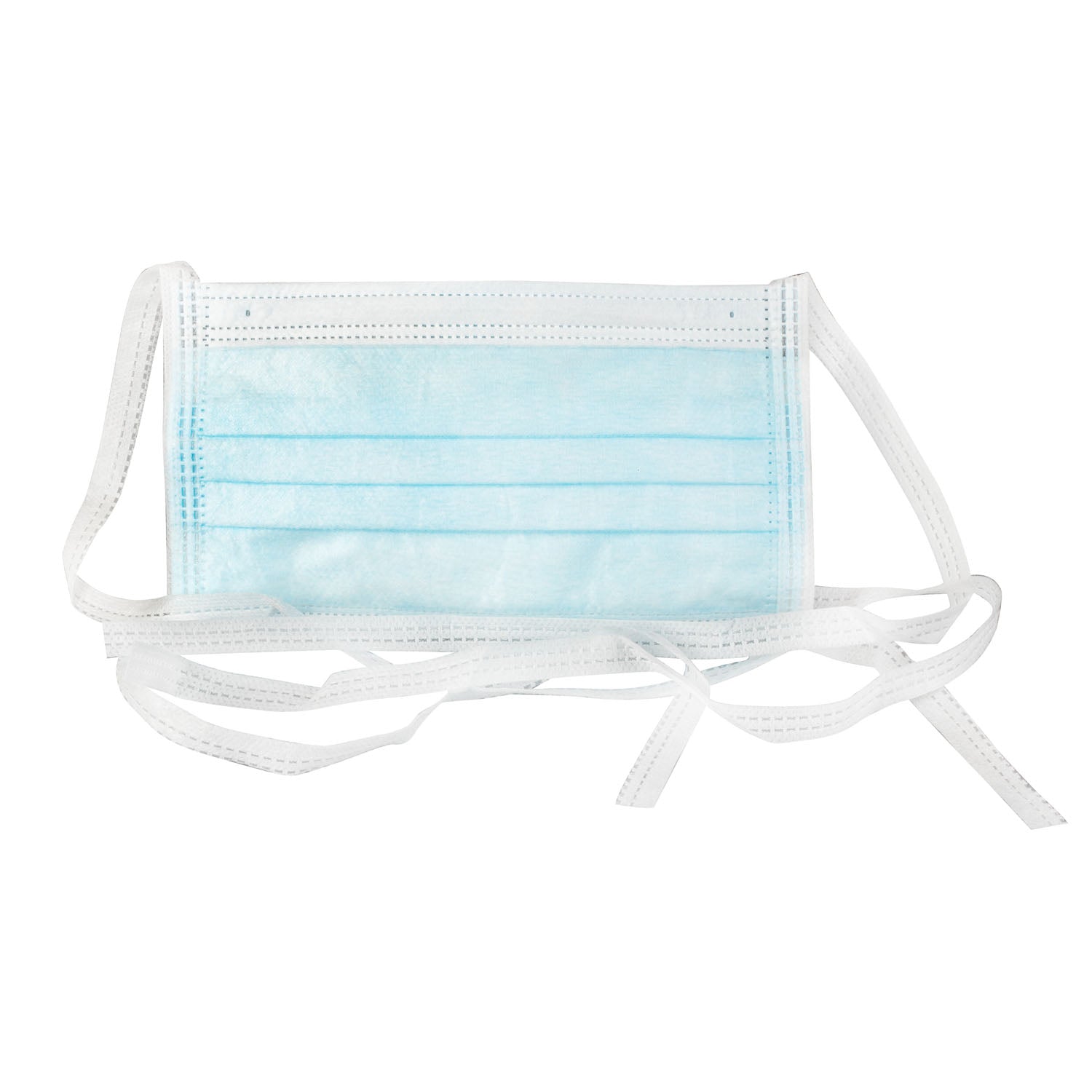 1540 - Dukal Corporation - Surgical Face Mask, Tie, 3-Ply, Blue, 50/bx, 6 bx/cs (90 cs/plt)    , cs