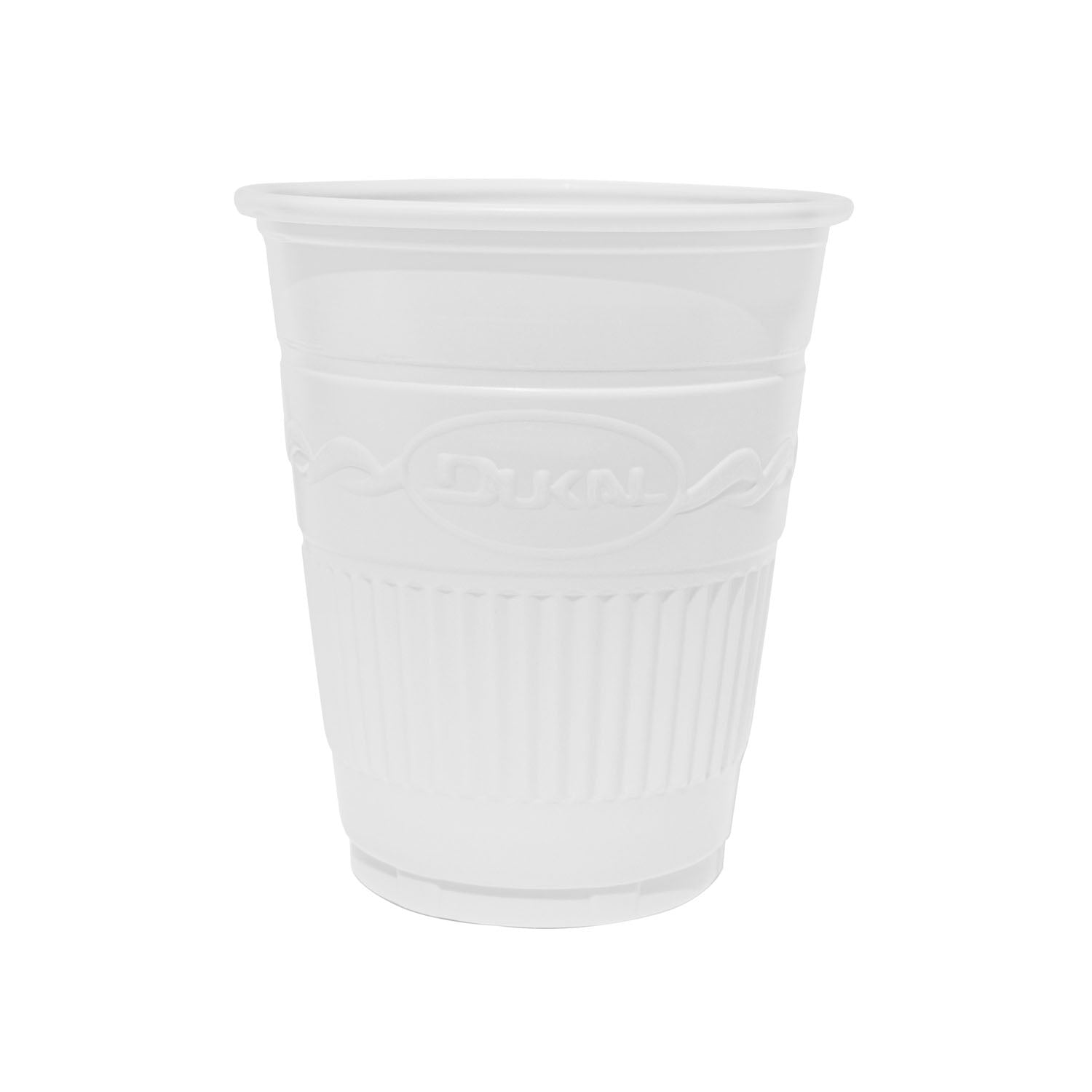 27706 - Dukal Corporation - Vasos de plástico para bebidas, 5 oz, blancos, paquete de 50, paquete de 20 (64 cajas/plt), caja