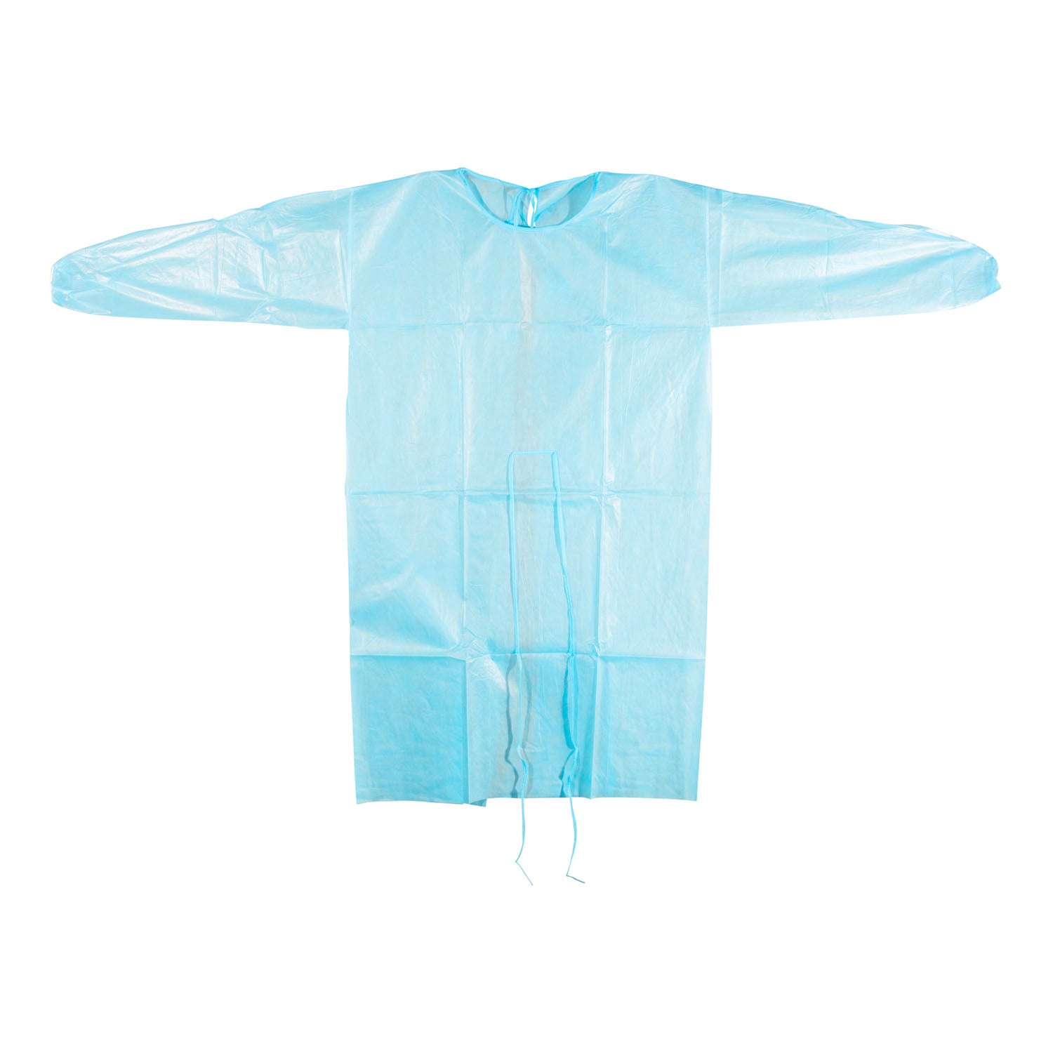 303BL - Dukal Corporation - Isolation Gown, Poly Coated, Impervious, Blue, 10/bg, 5 bg/cs    , cs