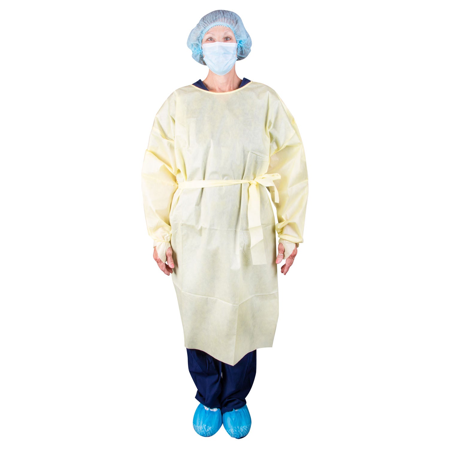 309-GSS - Dukal Corporation - Isolation Gown, Level II, Universal, Yellow, 10/bg, 10 bg/cs    , cs