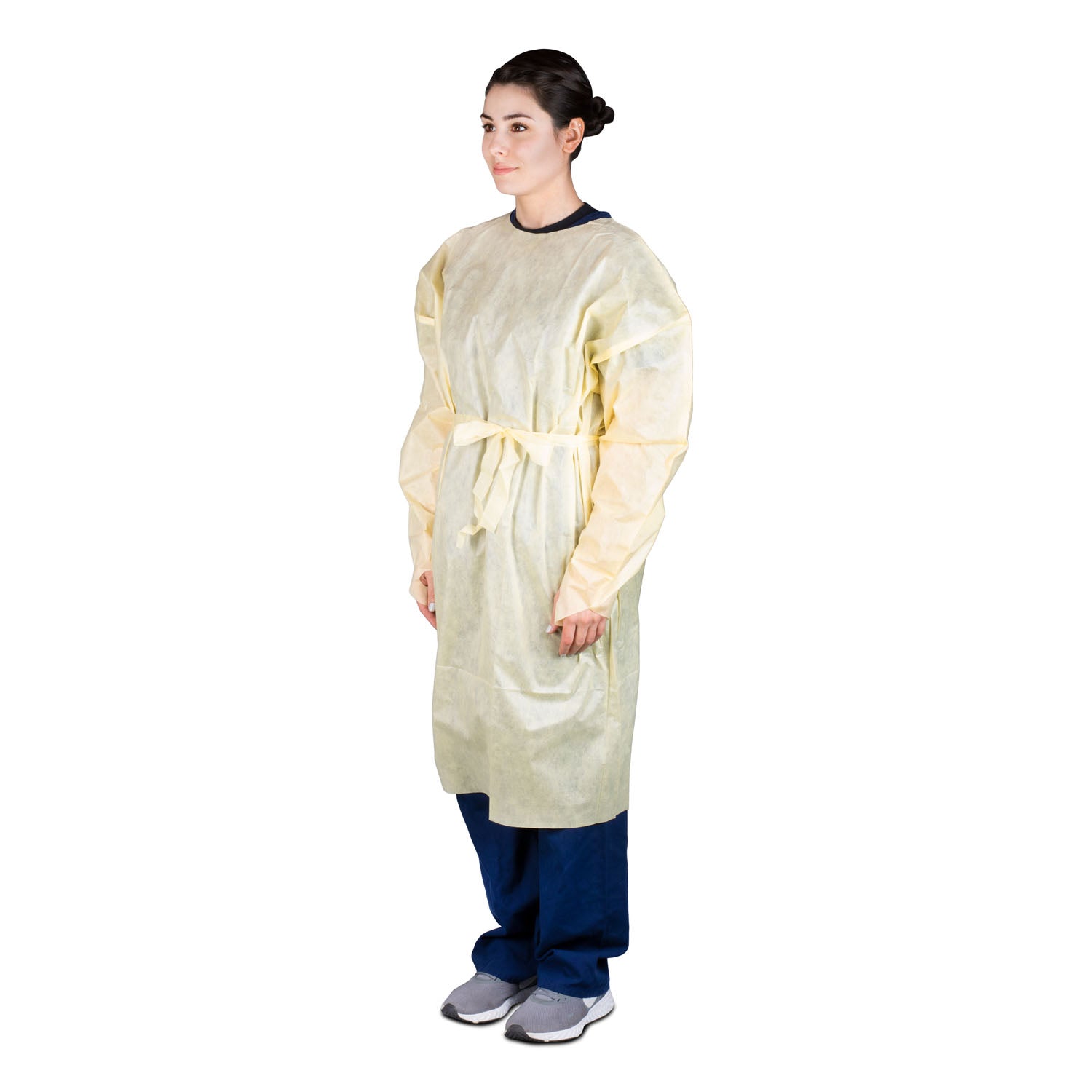 309XXL-GSS - Dukal Corporation - 隔離衣，二級，2XL，黃色，10件/包，10包/箱，箱裝