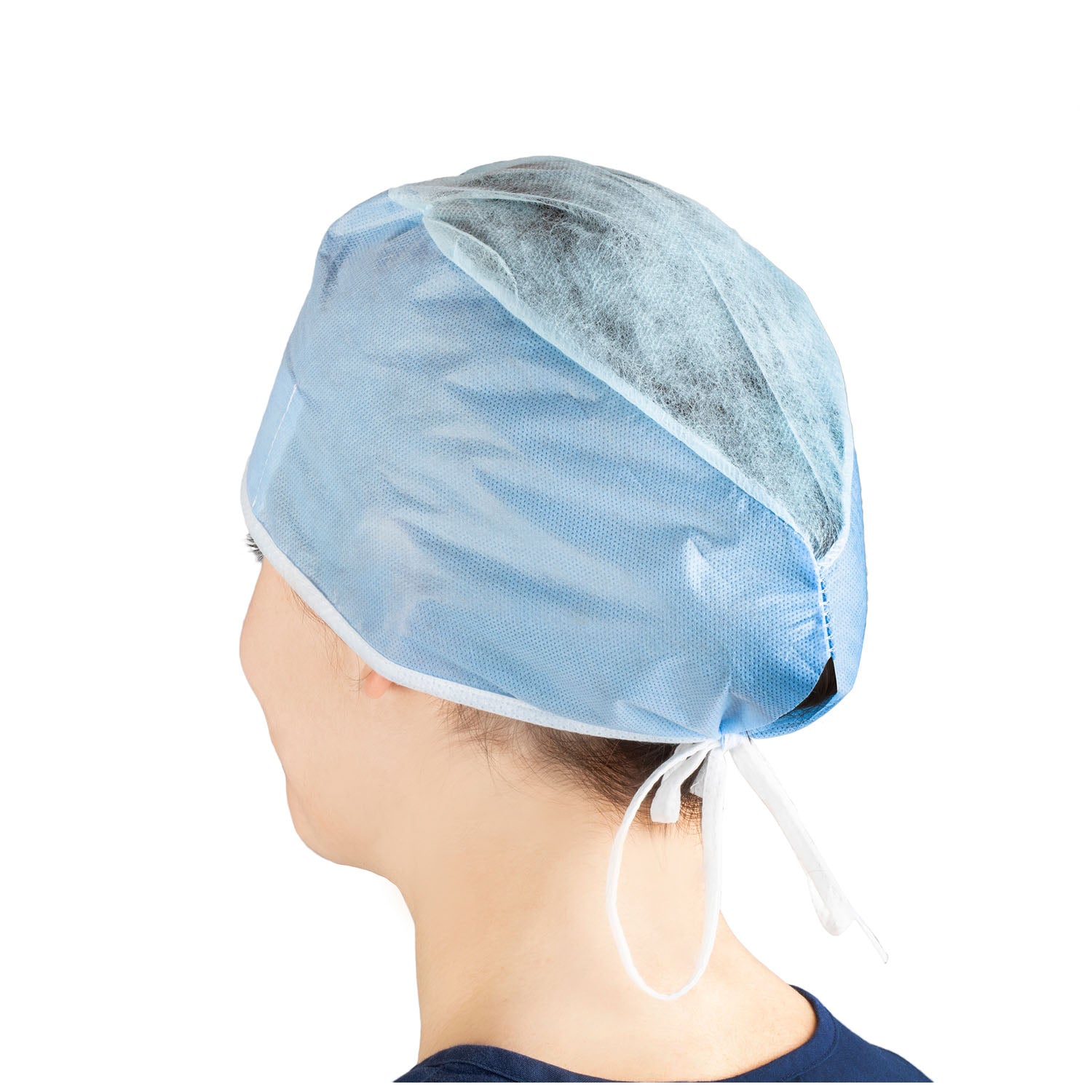 312 - Dukal Corporation - Surgeons Cap, One Size, Adjustable Ties, Blue, 100/bx, 5 bx/cs    , cs