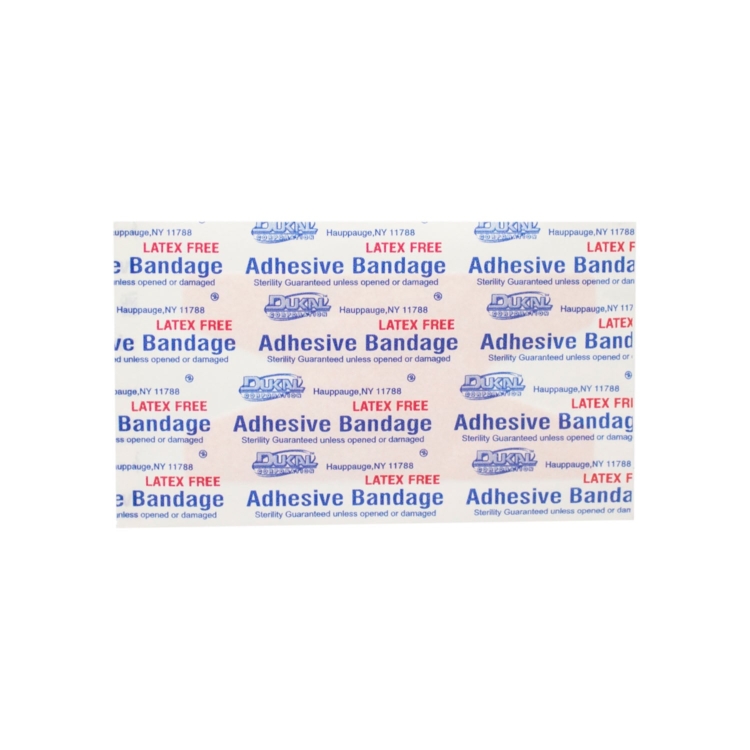 7602 - Dukal Corporation - Adhesive Bandage, Fabric, 1.5" x 3", Sterile, 100/bx, 24 bx/cs (70 cs/plt)    , cs