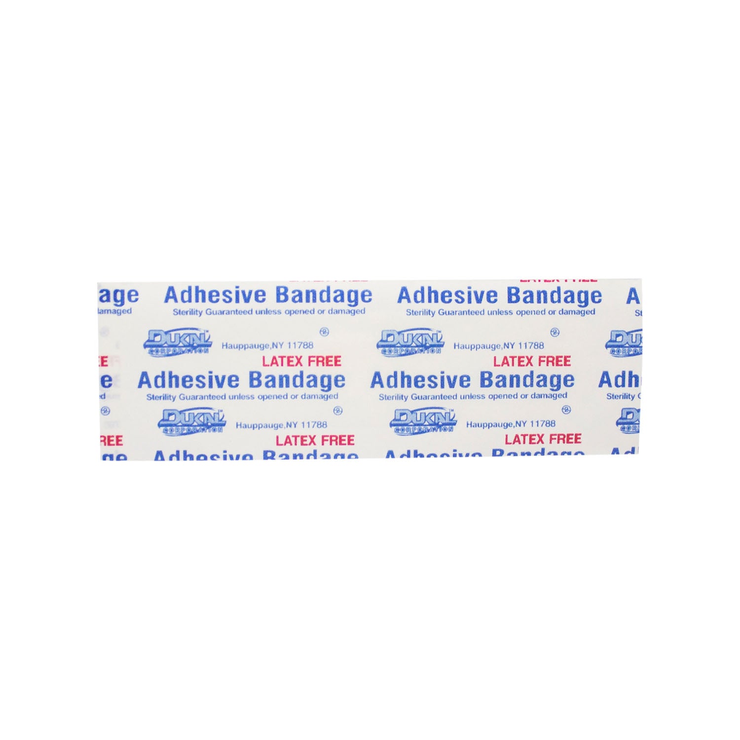 7604 - Dukal Corporation - Adhesive Bandage, Sheer, 3/4" x 3", Sterile, 100/bx, 24 bx/cs    , cs