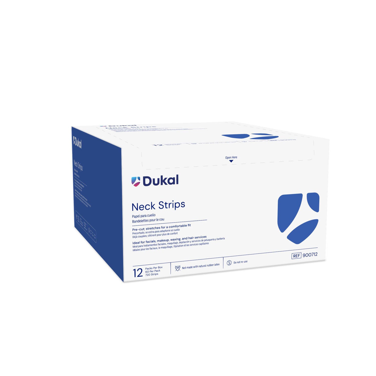 900712 - Dukal Corporation - Neck Strips, 60 strps/pk, 12 pk/bx, 4 bx/cs    , cs