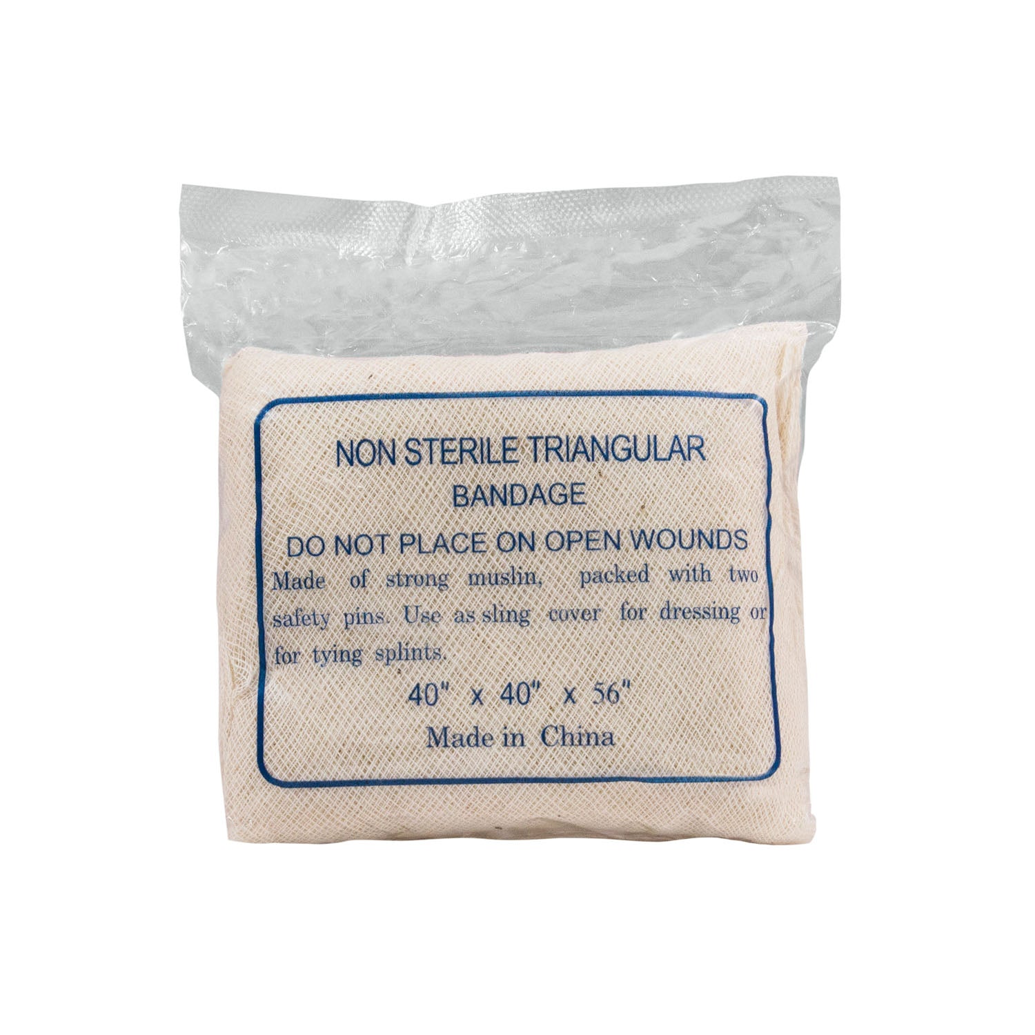 CTB40 - Dukal 公司 - 三角繃帶，40 英寸 x 40 英寸 x 56 英寸，非無菌，1 包/盒，12 包/袋，20 袋/箱，箱裝