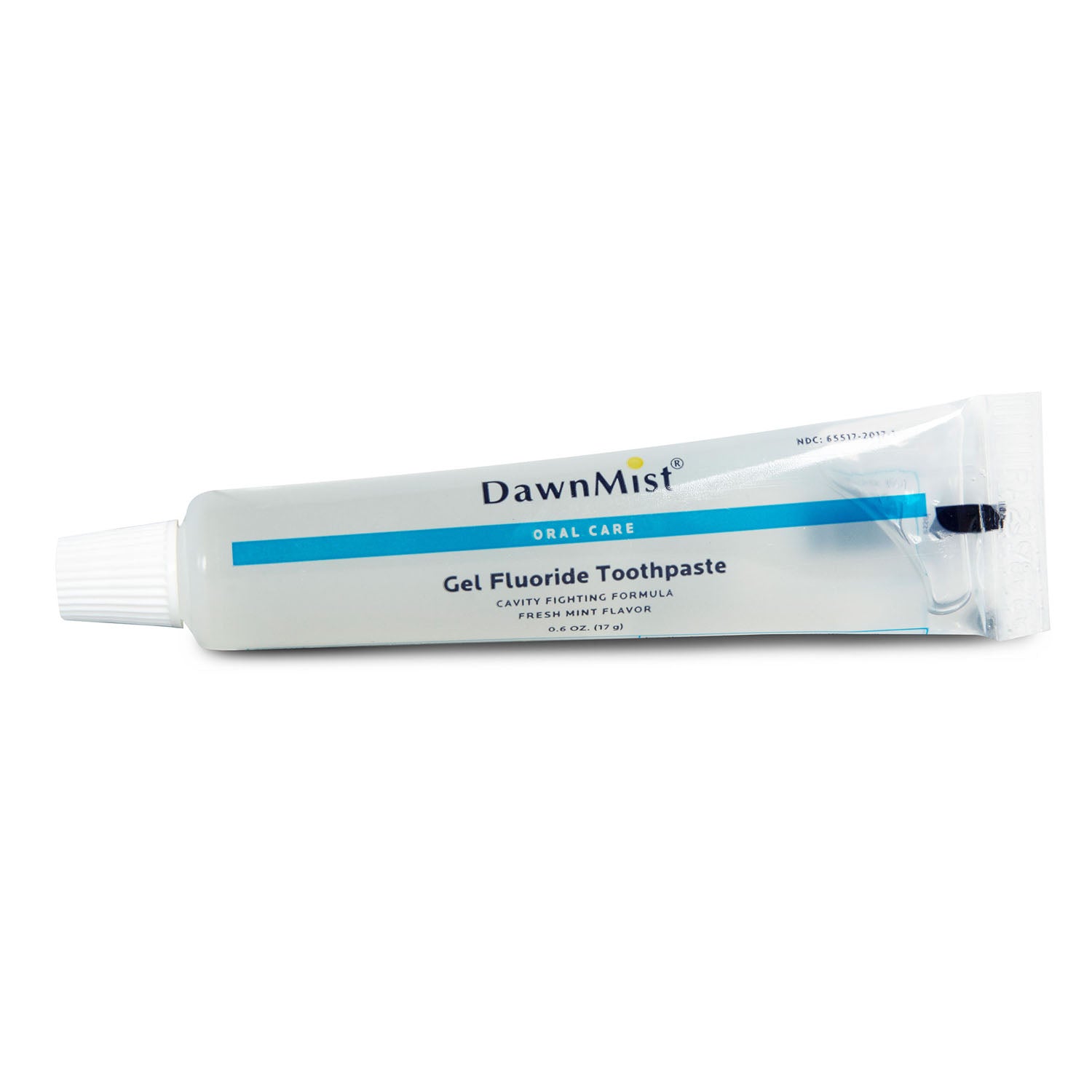 GTP4654 - Dukal Corporation - Toothpaste, Clear Gel, Fluoride, .6 oz Tube, 144/bx, 5 bx/cs (Not Available for Sale into Canada)    , cs