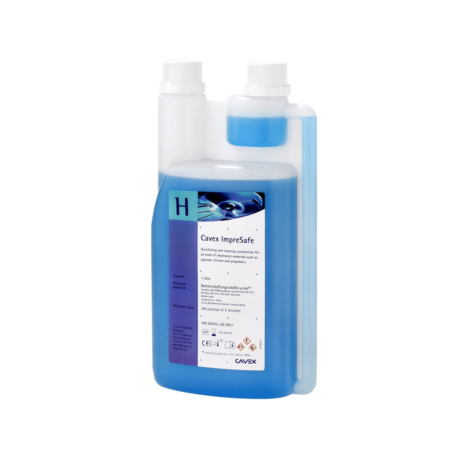 HA050 - Dukal Corporation - Cavex ImpreSafe Disinfectant Refills, 1 Liter Bottle (1000mL), 6 bottles/cs (Item is Short-Dated; Non-Returnable)    , cs