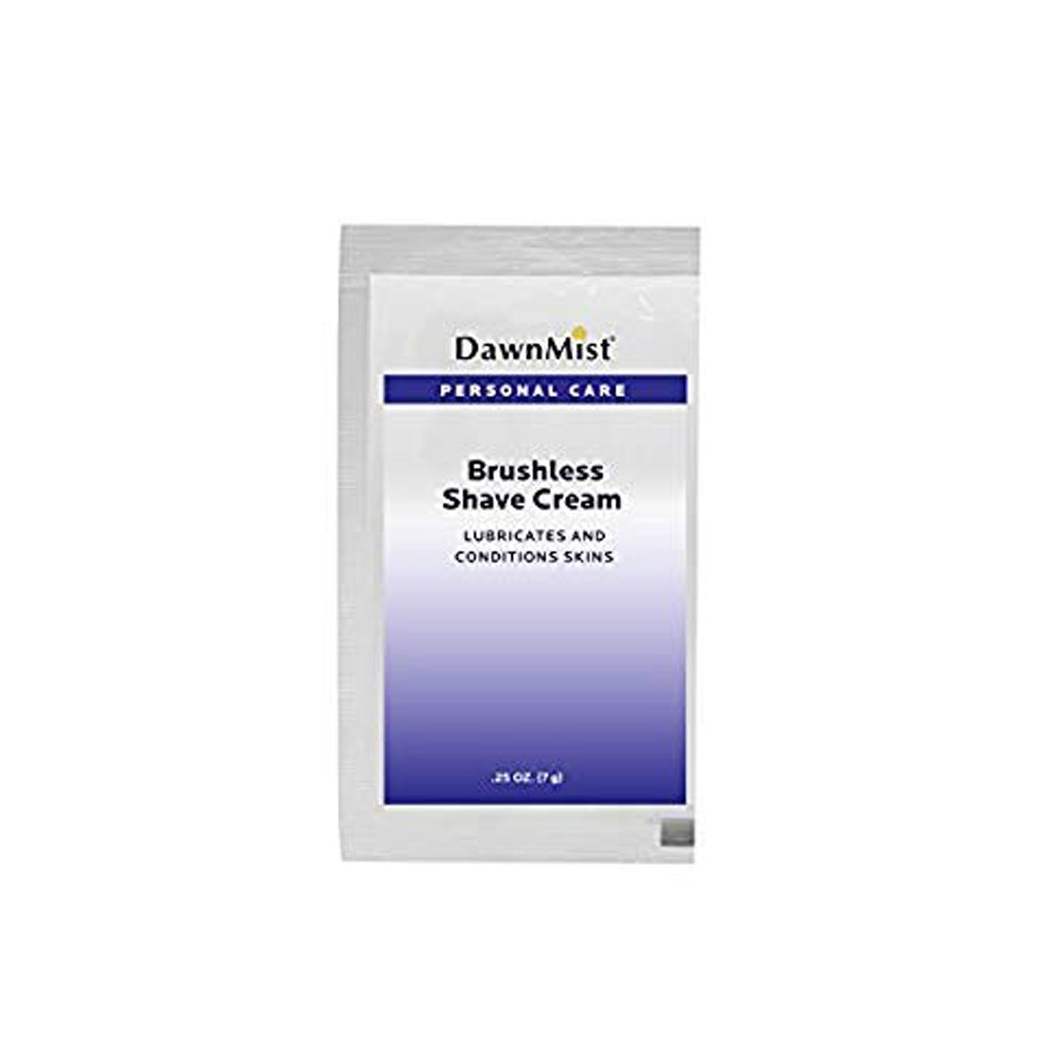 PBS70 - Dukal Corporation - Shave Cream, Brushless, .25 oz Single Use Packet, 100/bg, 10 bg/cs    , cs