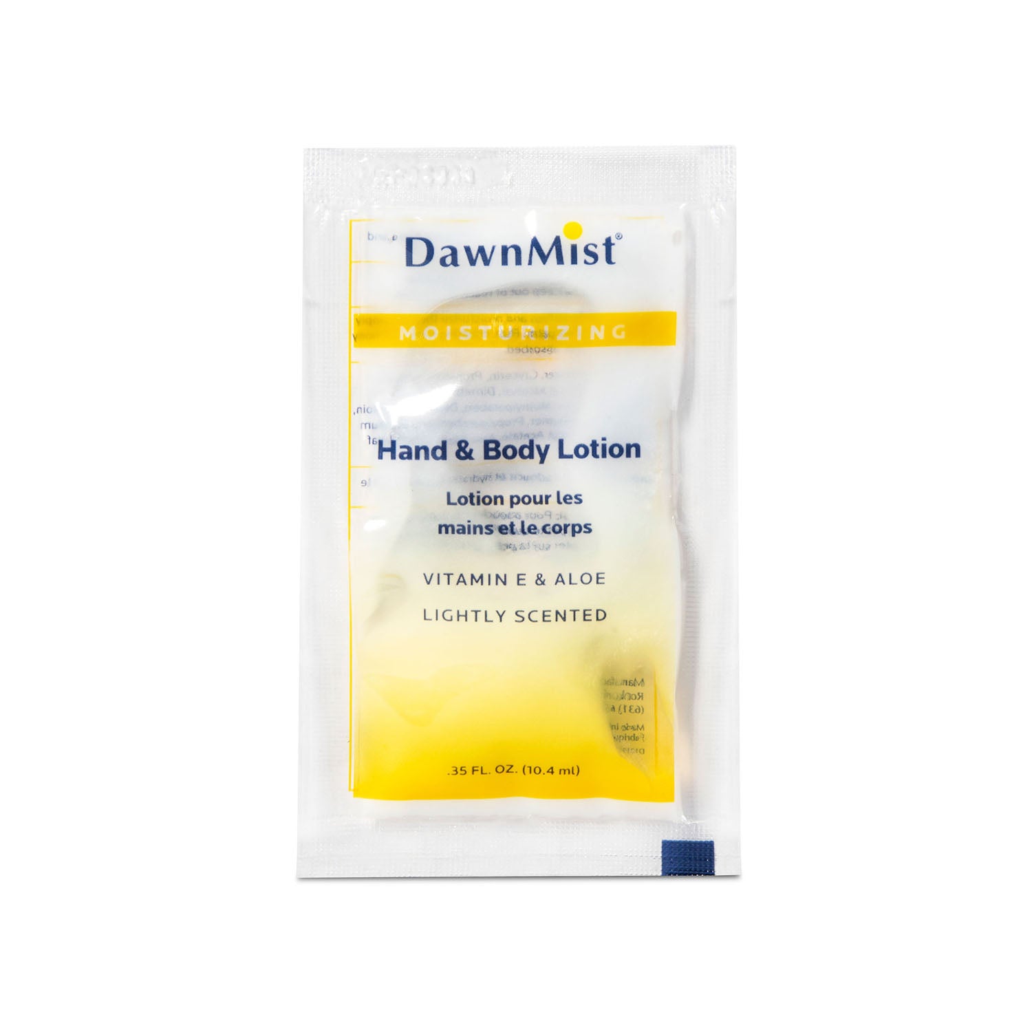 PH10 - Dukal Corporation - Hand & Body Lotion, .35 oz Single Use Packet, 100 bg, 10 bg/cs    , cs