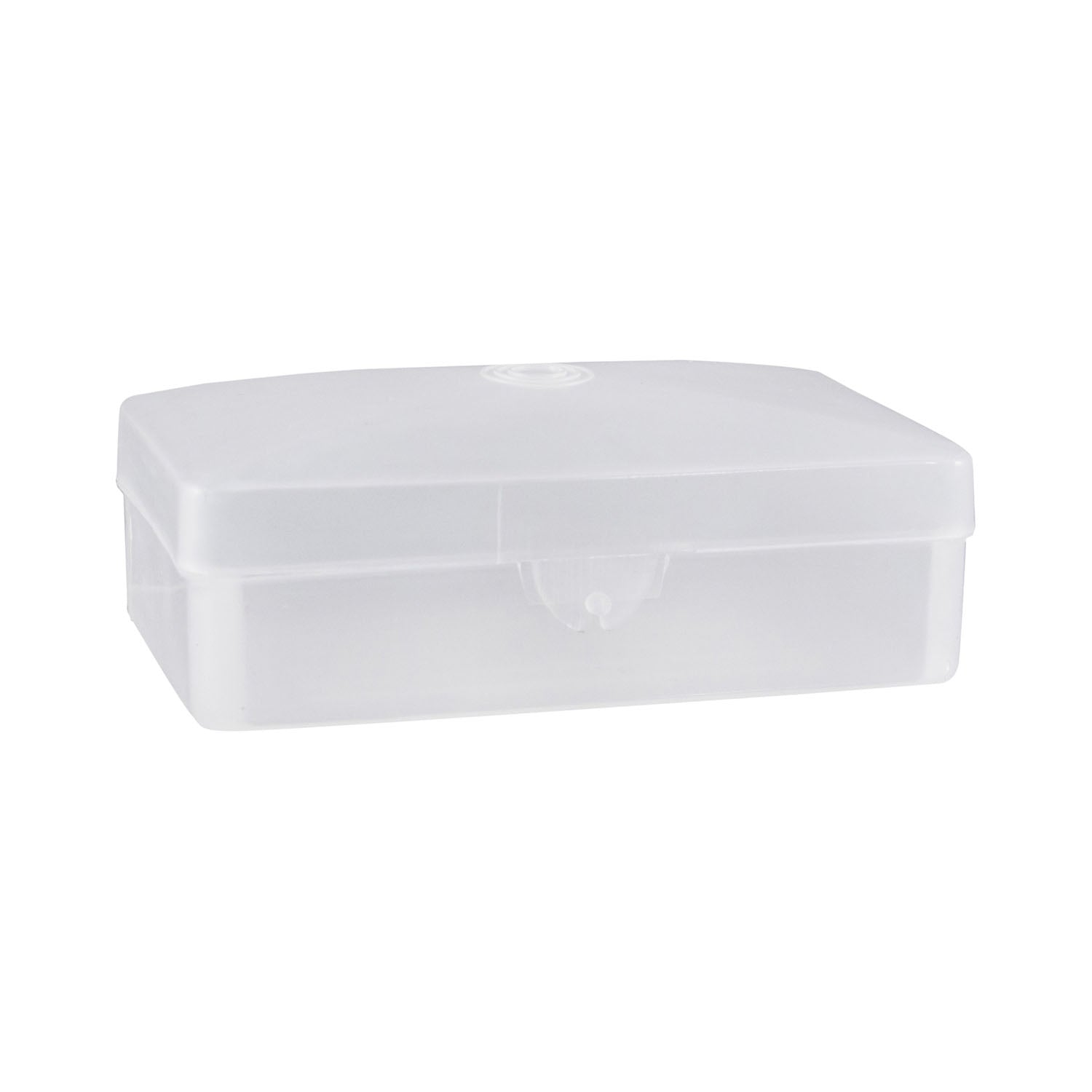 SB01C - Dukal Corporation - Soap Box, Plastic with Hinged Lid, Clear, Holds Up to #5 Bar, 1/pk, 100/cs    , cs