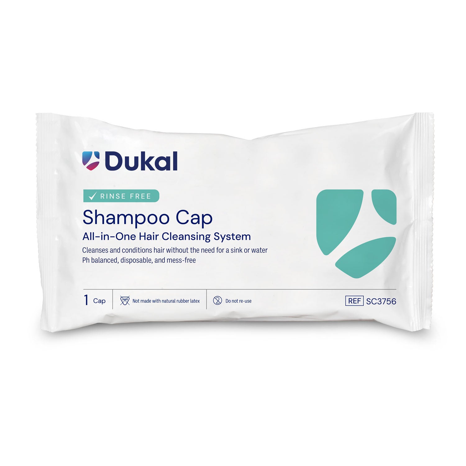 SC3756 - Dukal Corporation - Redi-Wash® 免洗髮精瓶蓋，40/箱（加拿大地區不販售），箱