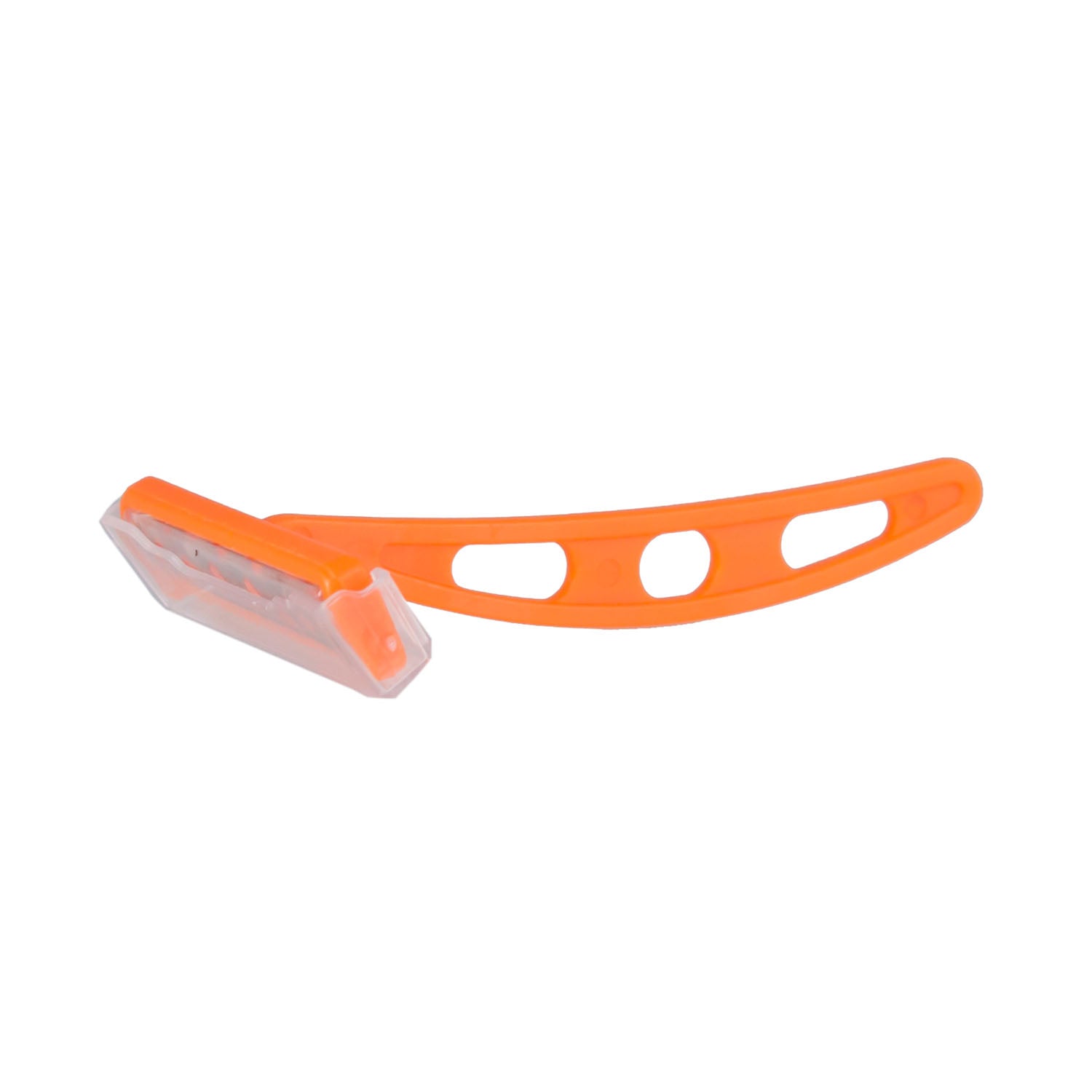 SR1801C - Dukal Corporation - Maquinilla de afeitar Security Shield®, de un solo filo, hoja única, mango corto naranja, 500/caja, 4 cajas/caja