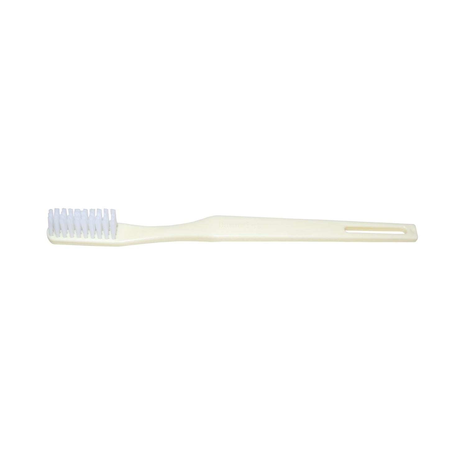 TB40I - Dukal Corporation - Toothbrush, 39 Tuft, Ivory Handle, Rounded White Nylon Bristles, 144/bx, 10 bx/cs    , cs