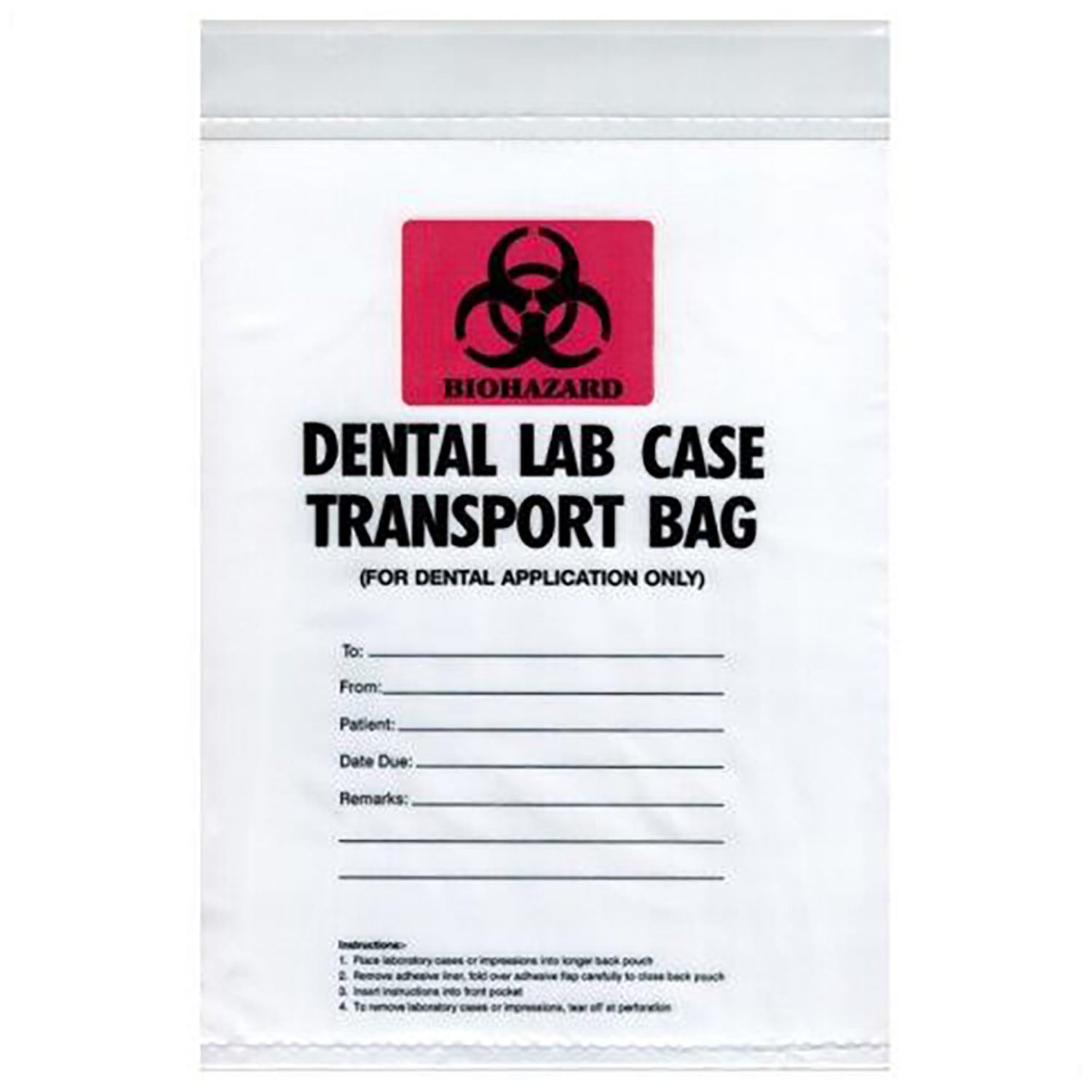 UBC-8091 - Dukal Corporation - Lab Transport Bags, 6-3/4" x 10", 100/bx, 10 bx/cs    , cs