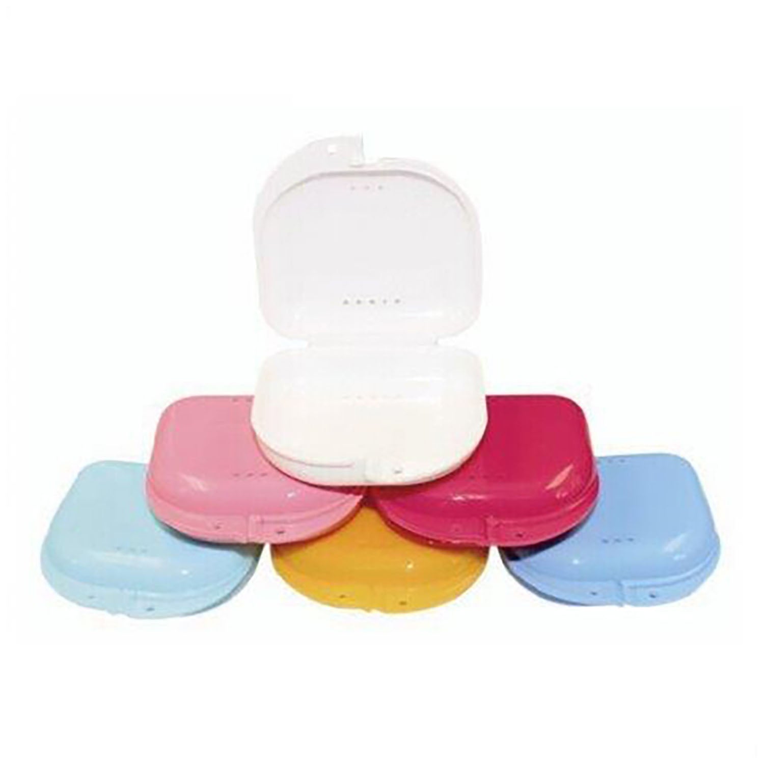 UDB-7405 - Dukal Corporation - Retainer Boxes, 3" x 3-1/8" x 1-1/8", Assorted Colors, 12/bg    , bg