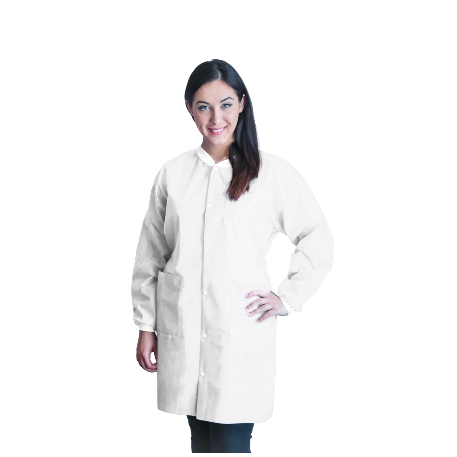 UGC-6602-L - Dukal Corporation - FitMe Lab Coats, Large, White, 10/bg    , bg