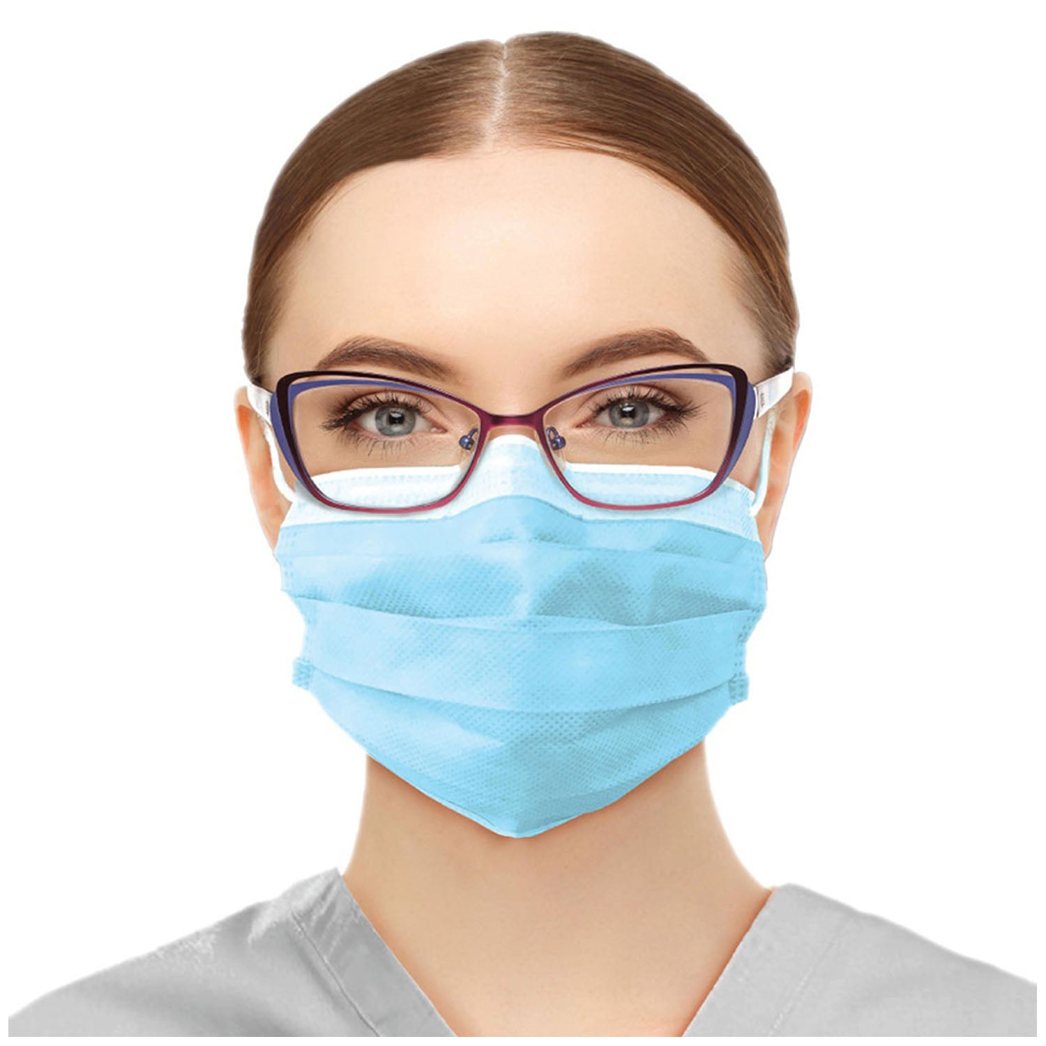 ULM-6289 - Dukal Corporation - Mask, Ear Loop, Level 2, Pink, 50/bx, 20 bx/cs    , cs