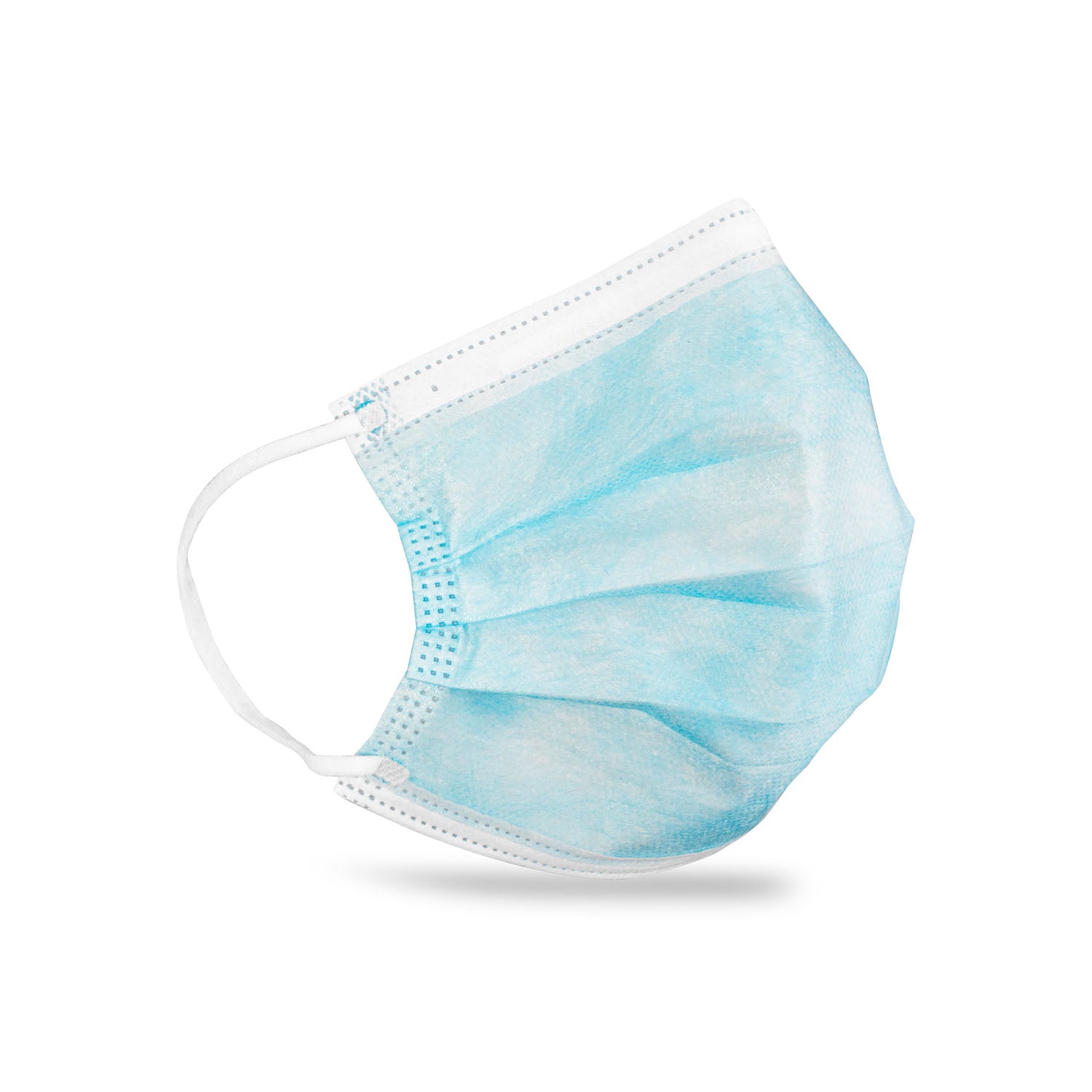 ULM-6381 - Dukal Corporation - FluidBloq Mask, Level 3, Ear-Loop, Blue, 50/bx, 20 bx/cs    , cs