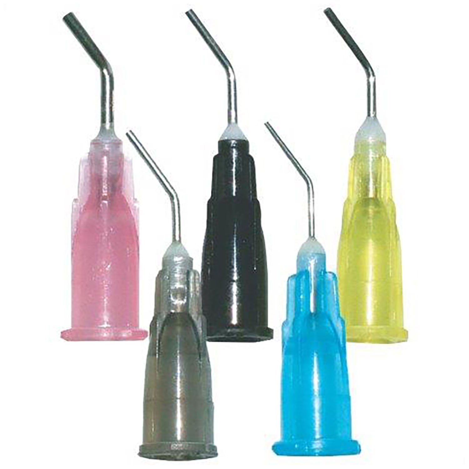 URN-55222G - Dukal Corporation - Pre-Bent Dispensing Tips, 22 Gauge, Gray, 100/bx    , bx