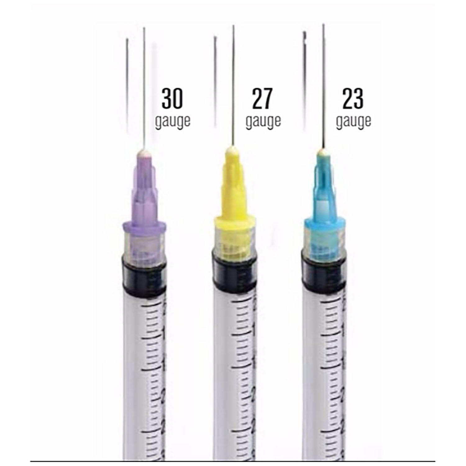 URN-55223 - Dukal Corporation - Puntas de aguja para irrigación, Luer Lock, 23G, con muescas, azules, 100/caja