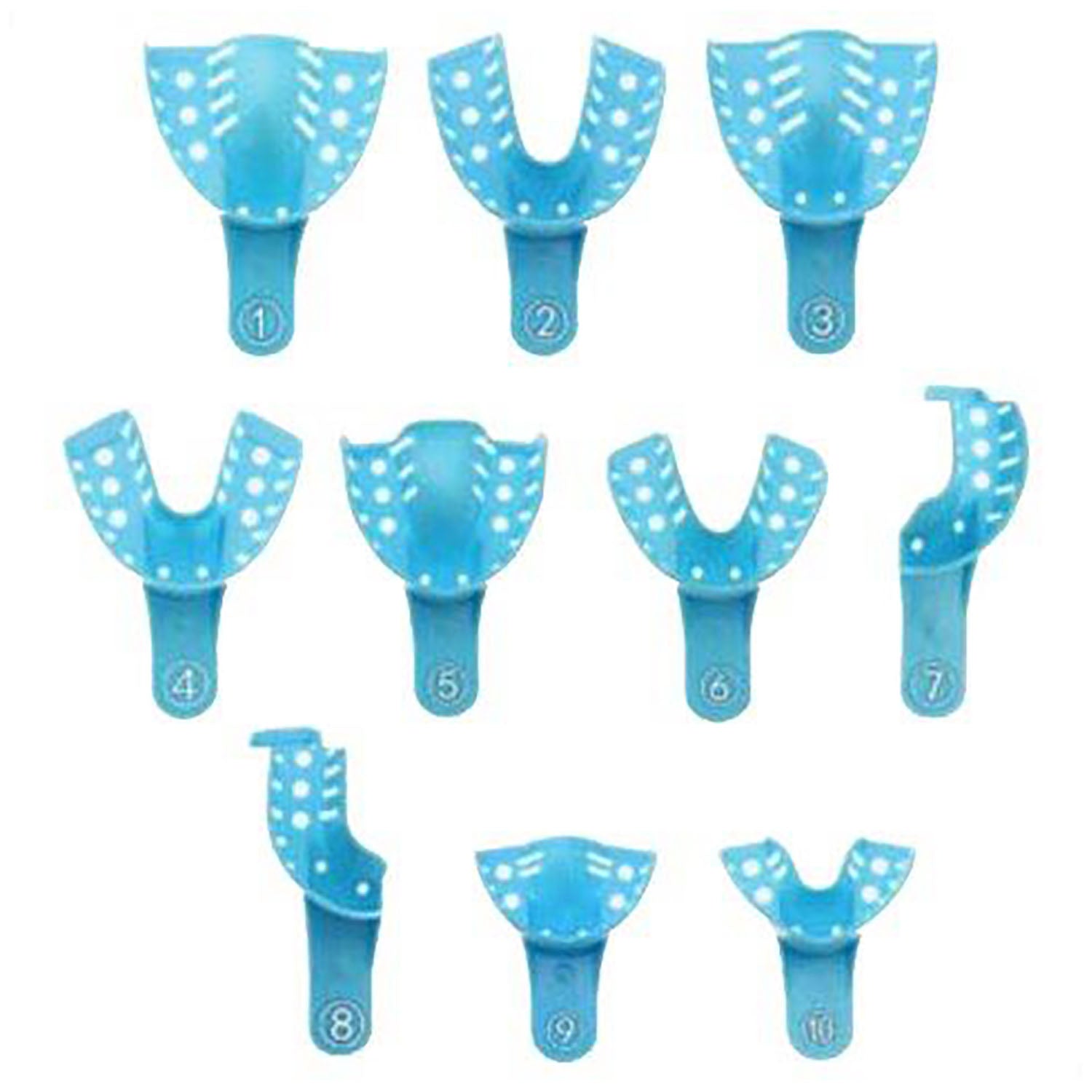 UTA-7217 - Dukal Corporation - Bandejas de impresión BLU-TRAY, perforadas, cuádruples UL/LR n.° 7, 12/bg, bg