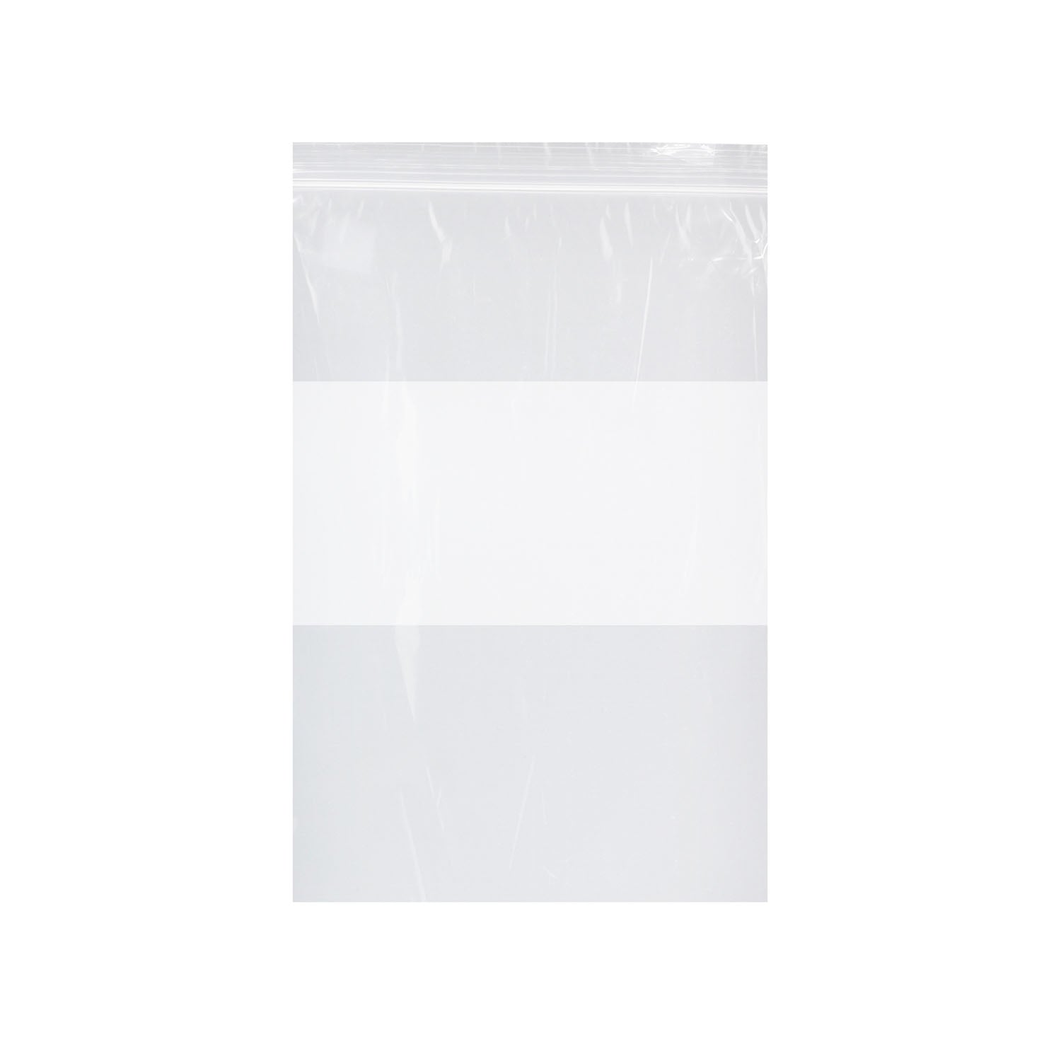 ZIP913WB - Dukal Corporation - Zip Bag, Clear with White Block, 2 mil, 9" x 13", 1000/cs    , cs
