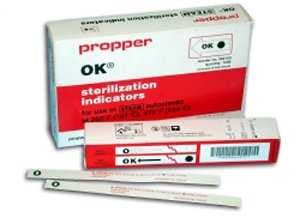 830156 -  - OK Sterilization Chemical Indicator Strip Steam 4'' 26410100, Box of 250, (BX)