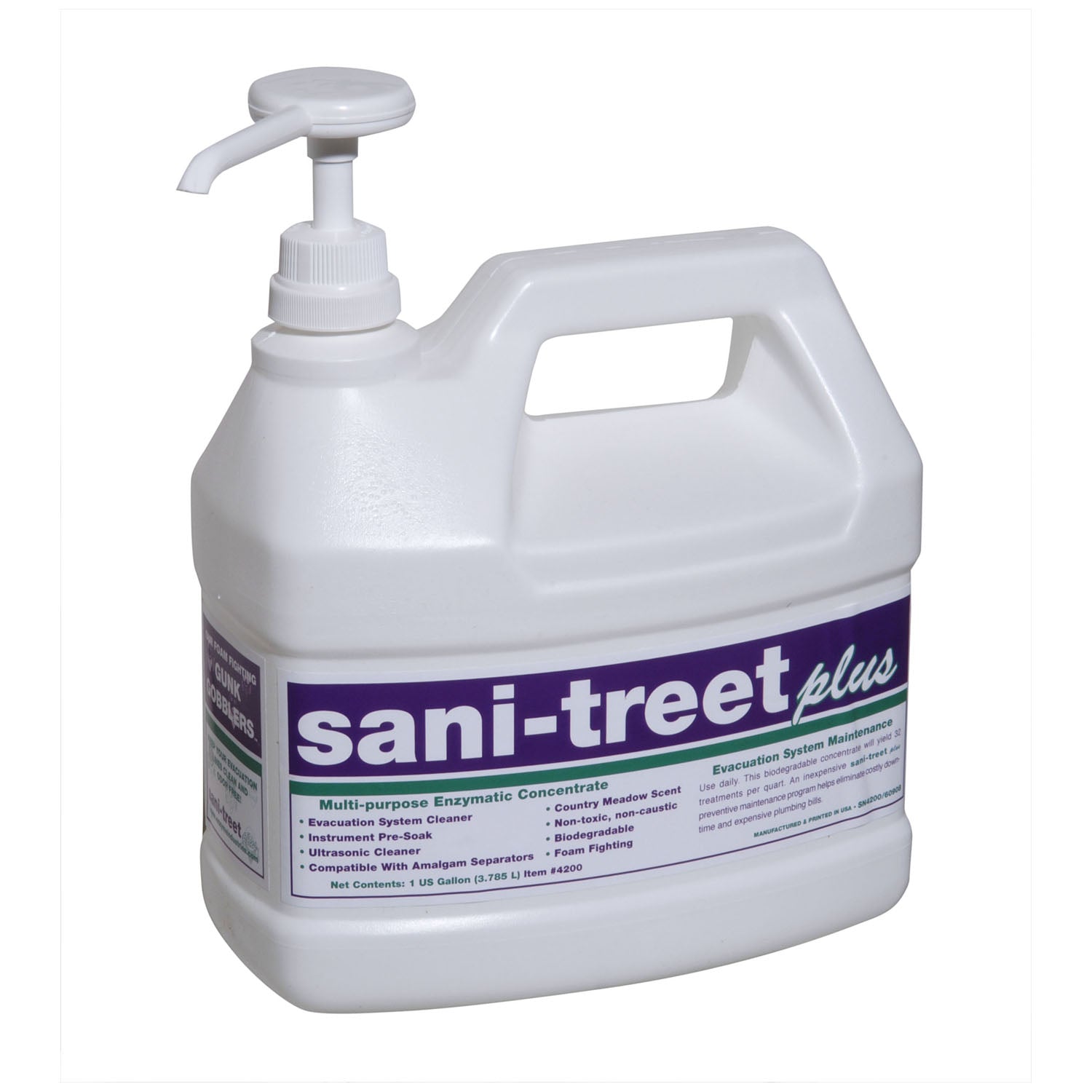 4200-NDC - Enzyme Industries, Inc. - Sani-Treet Plus, Gallon, Country Meadow, 4/cs (Item on Manufacturer Backorder – Inventory Limited when Available)    , cs