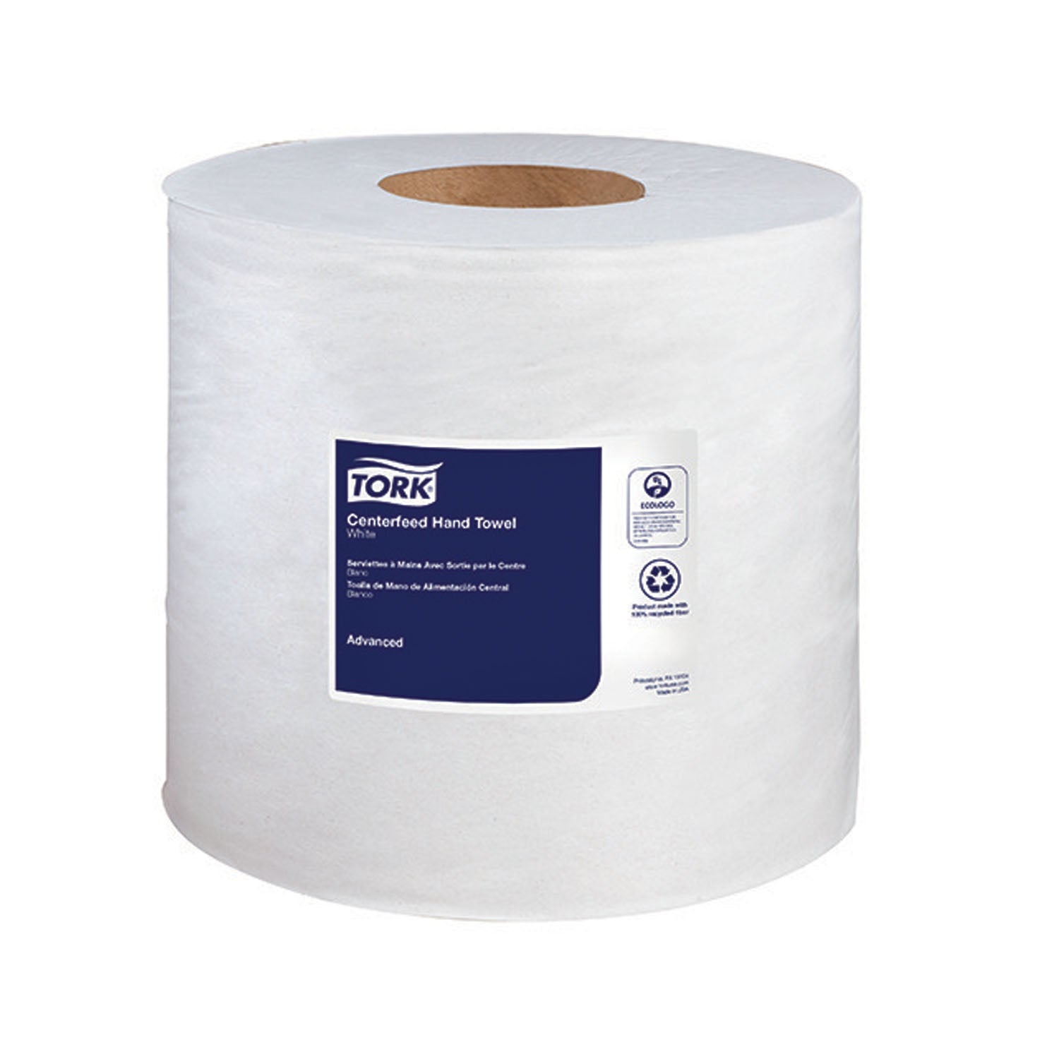 121211 - Essity Professional Hygiene North America, LLC - Advanced Hand Towel, Centerfeed, Soft, 2-Ply, White, 7.1" x 11.8", 590 sht/rl, 6 rl/cs (65 cs/plt)    , cs