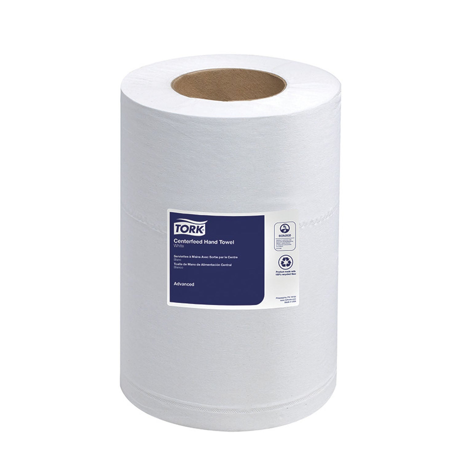 121225 - Essity Professional Hygiene North America, LLC - Advanced Hand Towel, Centerfeed, Soft, Mini, 2-Ply, White, 8.3" x 11.8", 266 sht/rl, 12 rl/cs (44 cs/plt)    , cs
