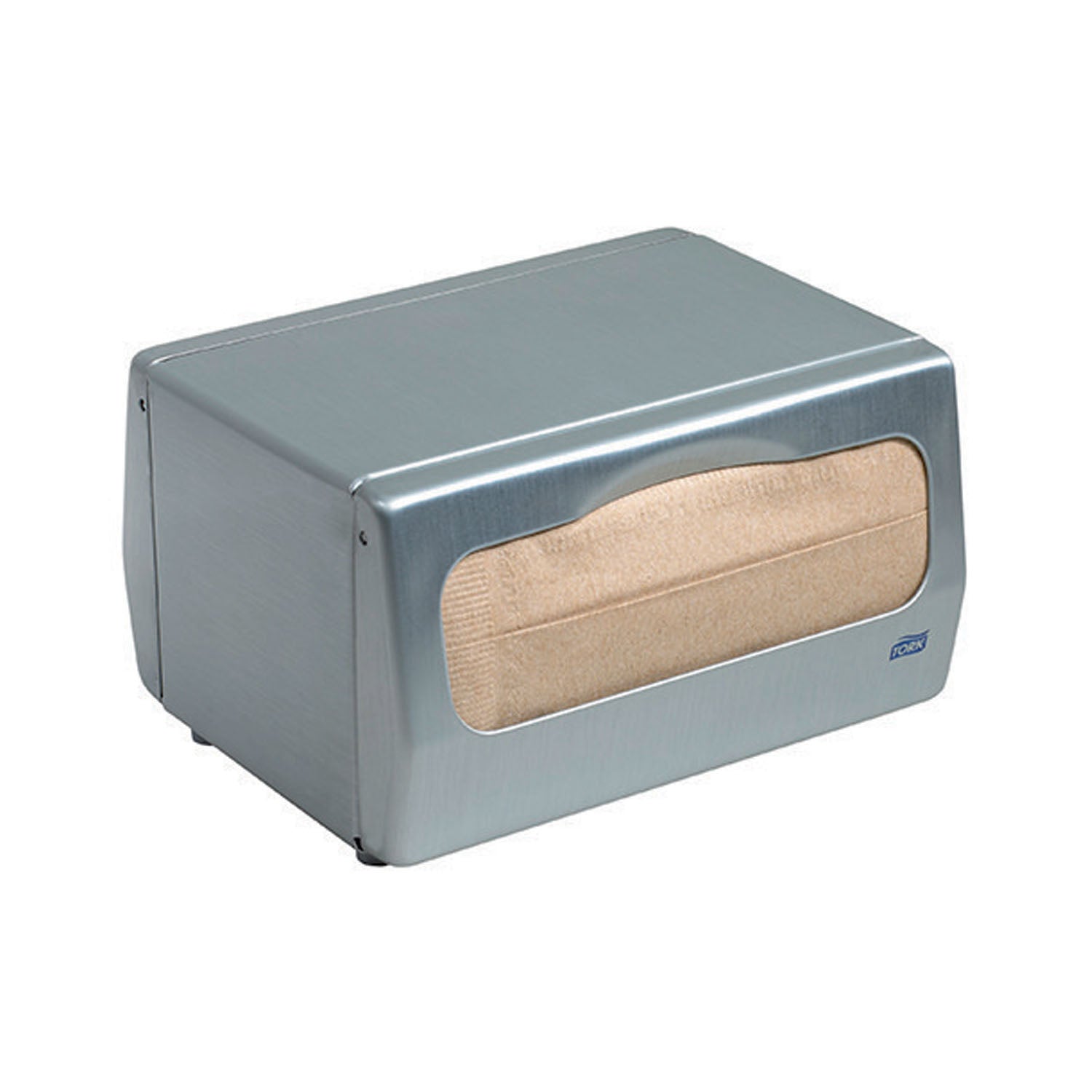 13TBS - Essity Professional Hygiene North America, LLC - Napkin Dispenser, Minifold, Tabletop, Universal, Brushed Steel, N6, Metal, 4.5" x 7.5" x 6" (45 cs/plt) (To Be DISCONTINUED)    , ea