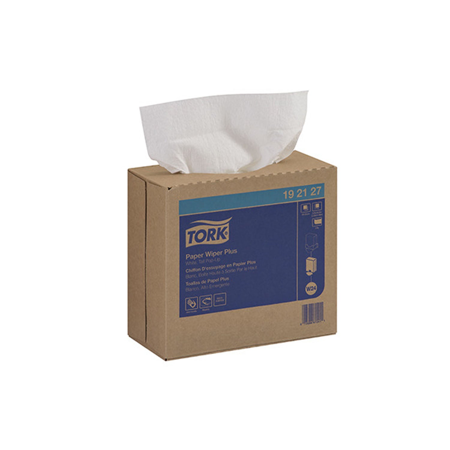 192127 - Essity Professional Hygiene North America, LLC - Paper Wiper Plus, Pop-Up Box, 1-Ply, White, 16.3" x 9.3", 100 sht/bx, 8 bx/cs (40 cs/plt) (Item is on Manufacturer backorder - May order 510176 or 500176 as a replacement)    , cs
