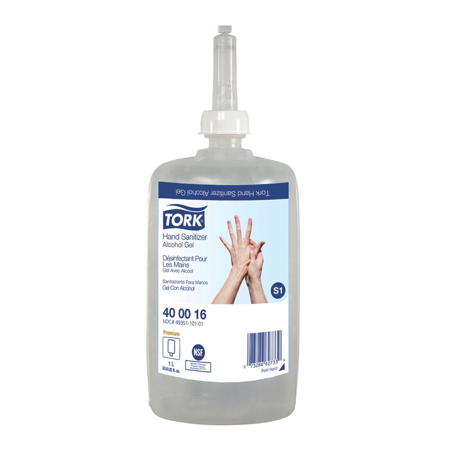 400016 - Essity Professional Hygiene North America, LLC - Premium Hand Sanitizer, Gel, Alcohol, Colorless, Fresh Light Fragrance, 33.8 oz, 6/cs (Item is considered HAZMAT and cannot ship via Air to AK, GU, HI, MP, PR, VI) (80 cs/plt) (To Be DISCONTINUED)