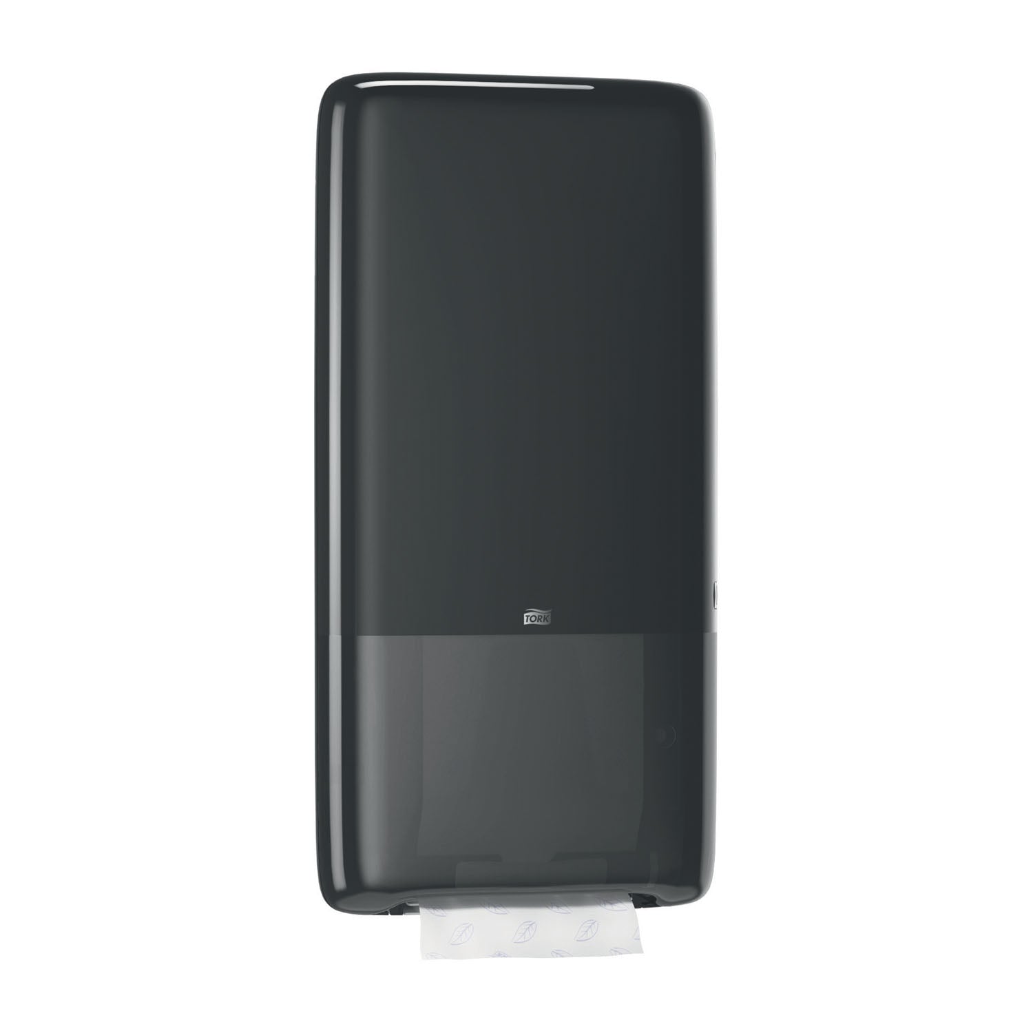 552528 - Essity Professional Hygiene North America, LLC - Dispensador de toallas de mano, universal, negro, H5, plástico, 28,7" x 14,6" x 4" (72 cajas/paquete), c/u