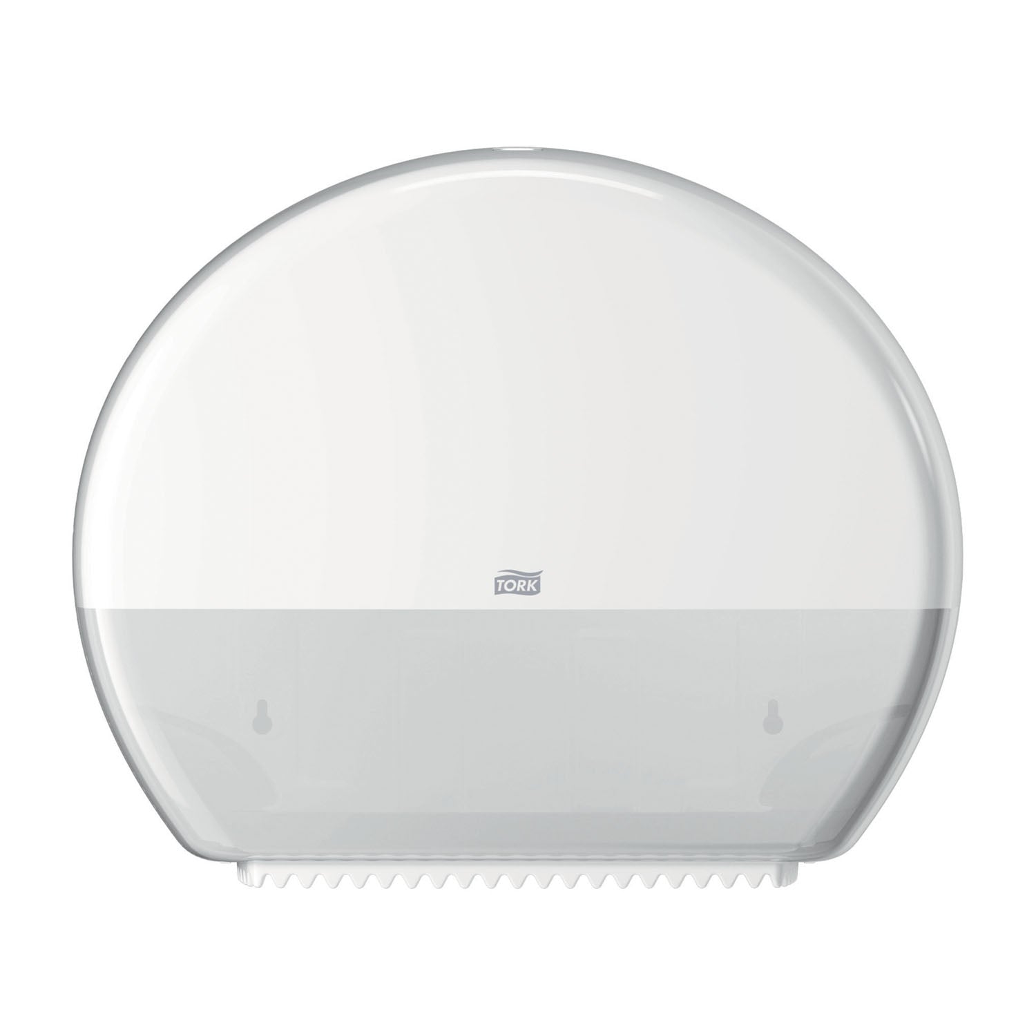 554020A - Essity Professional Hygiene North America, LLC - 衛生紙捲分配器，帶備用紙，通用型，白色，T1，塑料，14.2 英寸 x 17.2 英寸 x 5.2 英寸（108 盒/板），每個