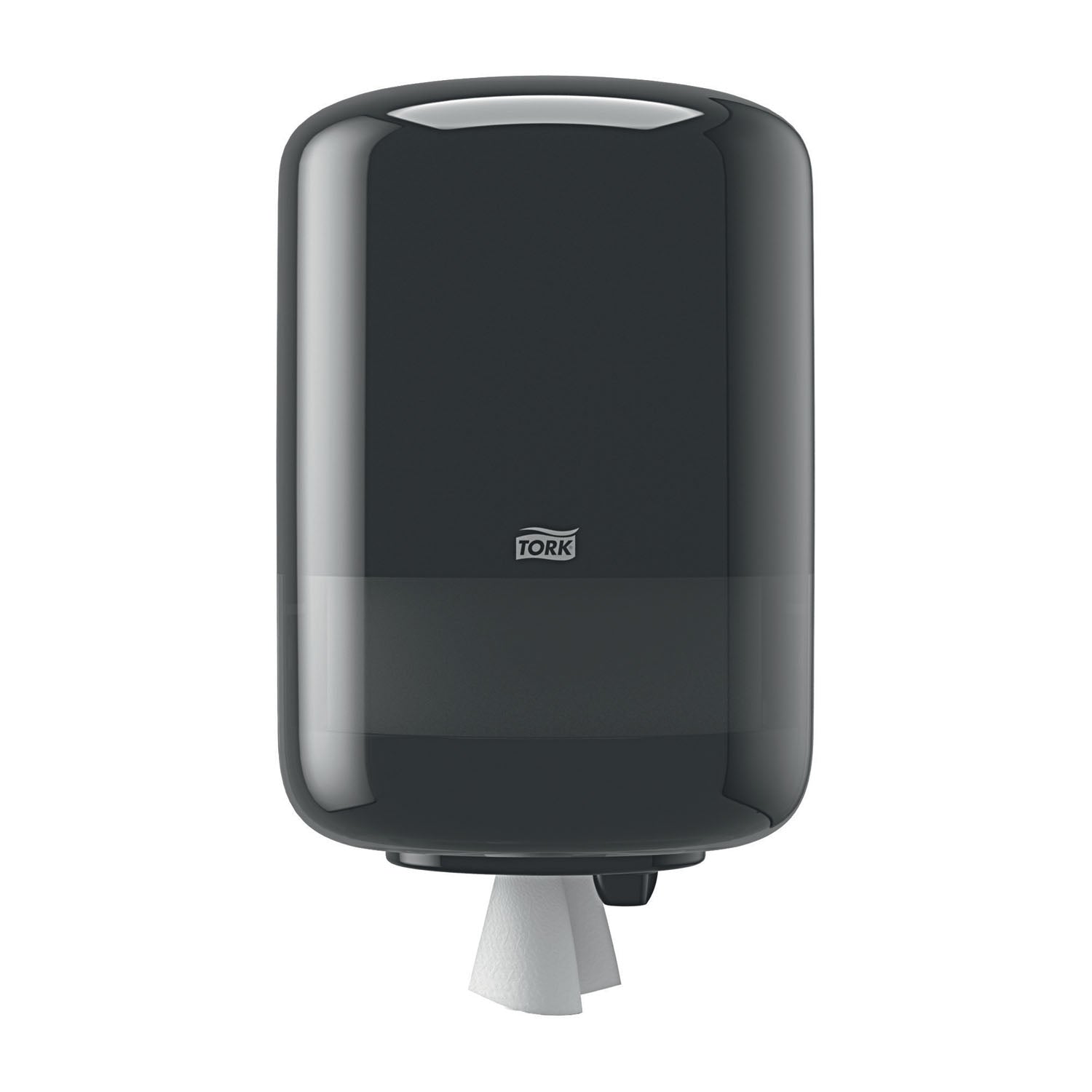559028A - Essity Professional Hygiene North America, LLC - 中心供液分配器，通用型，黑色，M2，塑料，14.4 英寸 x 9.4 英寸 x 9 英寸（120 個/板），每個