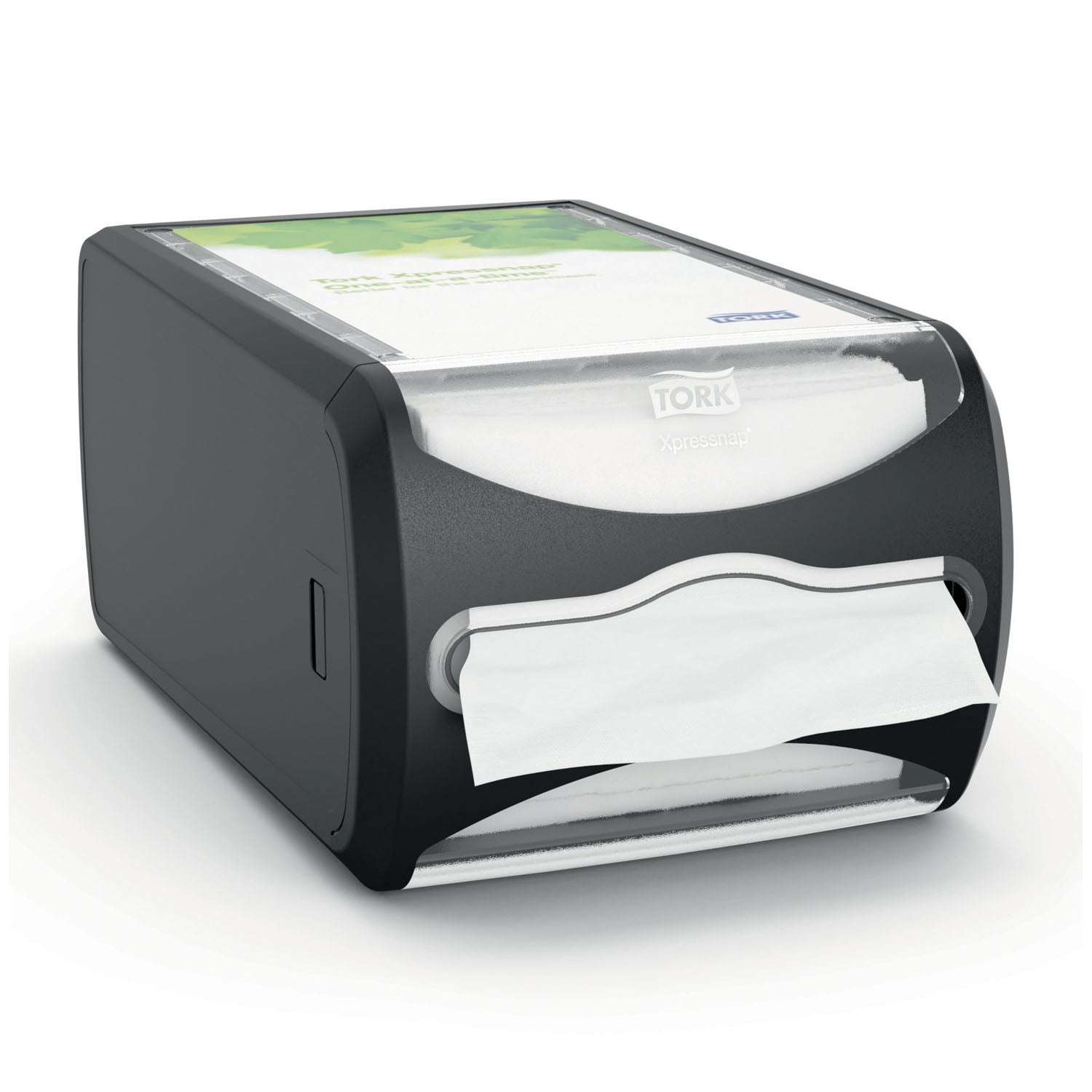 6432000 - Essity Professional Hygiene North America, LLC - Napkin Dispenser, Counter, Universal, Black, N4, Plastic, 5.7" x 7.5" x 12.1" (270 cs/plt)    , ea