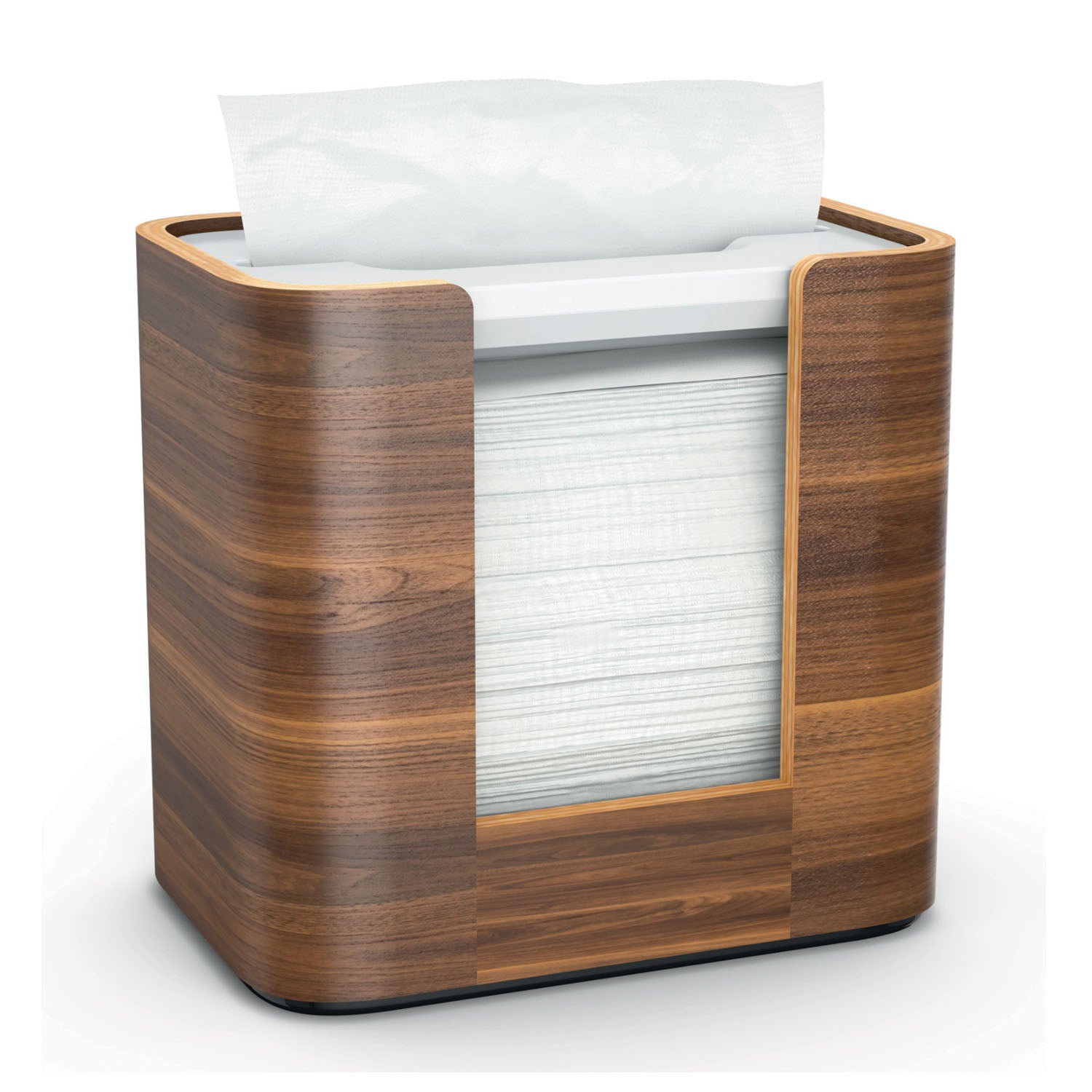 72900 - Essity Professional Hygiene North America, LLC - Dispensador de servilletas, madera/plástico, 7.6" de alto x 8" de ancho x 5.5" de profundidad (207 cajas/paquete), c/u
