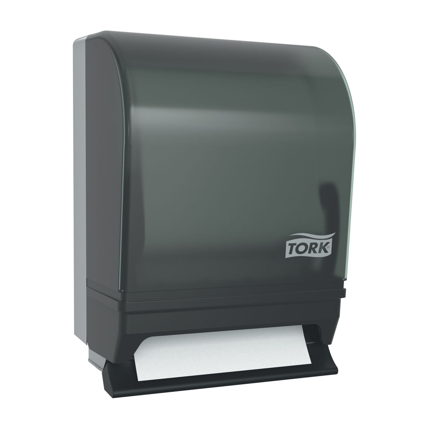 87T - Essity Professional Hygiene North America, LLC - 手巾卷分配器，推桿式自動轉移，通用型，煙灰色，H21，金屬/塑料，15.8 英寸 x 8.8 英寸（81 箱/板），每個