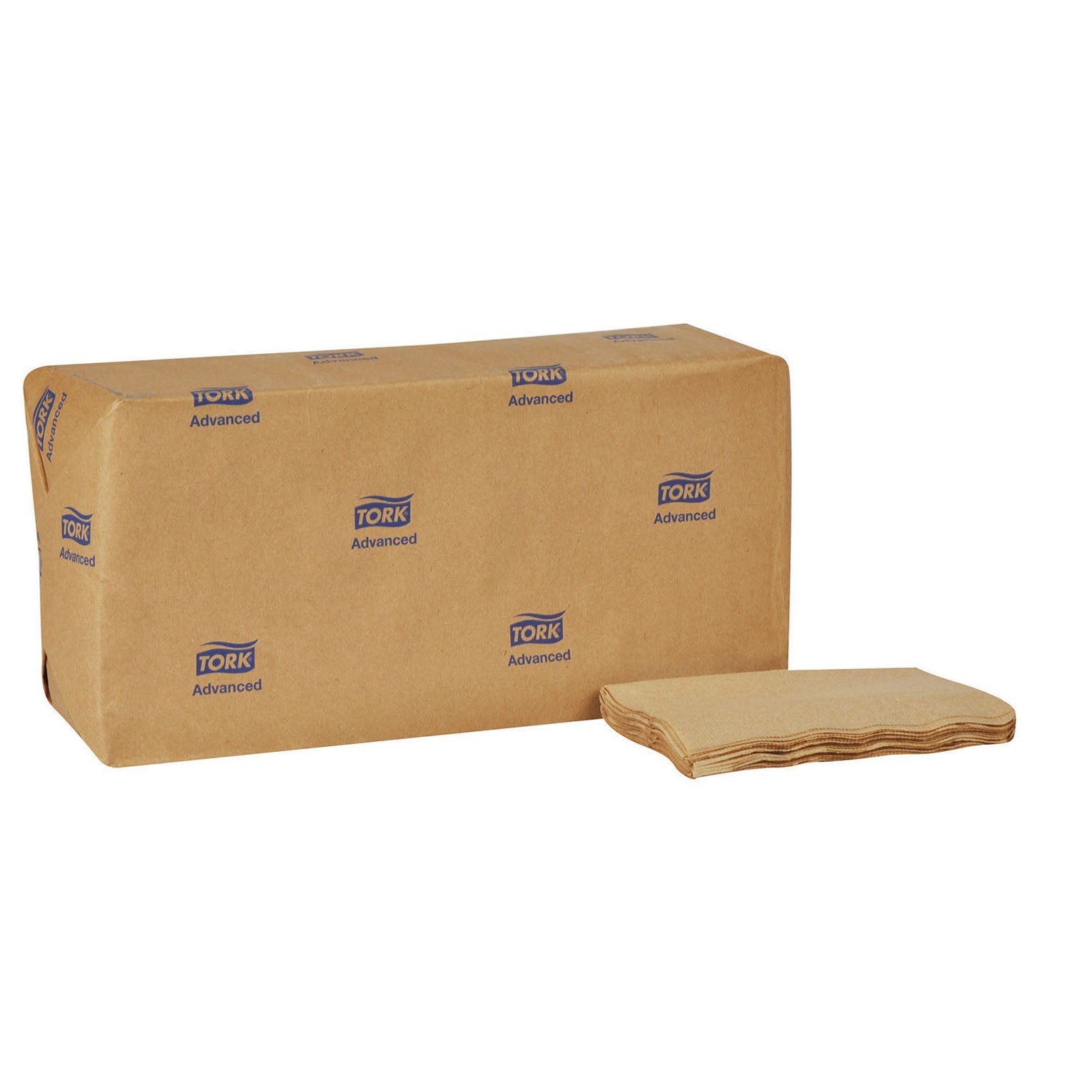 D826E - Essity Professional Hygiene North America, LLC - Masterfold Dispenser Napkin, Minifold, Advanced, Natural, Soft, 1-Ply, Embossed, N7, 12" x 13", 500/pk, 12 pk/cs (42 cs/plt)    , cs